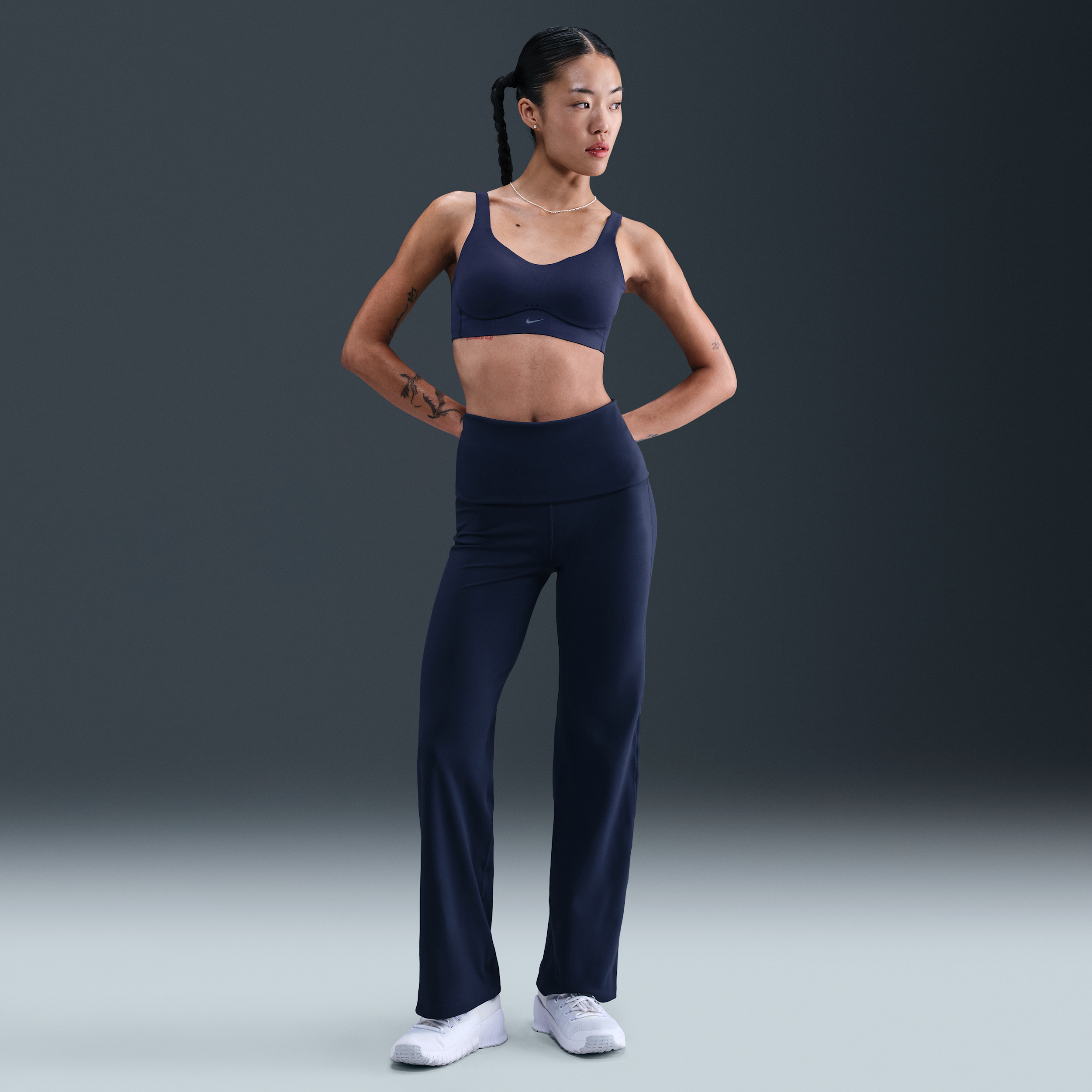 【ナイキ(NIKE)公式ストア】ナイキ ワン ウィメンズ Dri-FIT ハイウエスト フォールドオーバー パンツ FV7849-410 ブルー 【ナイキ(NIKE)公式ストア】ナイキ ワン ウィメンズ Dri-FIT ハイウエスト フォールドオーバー パンツ FV7849-410 ブルー