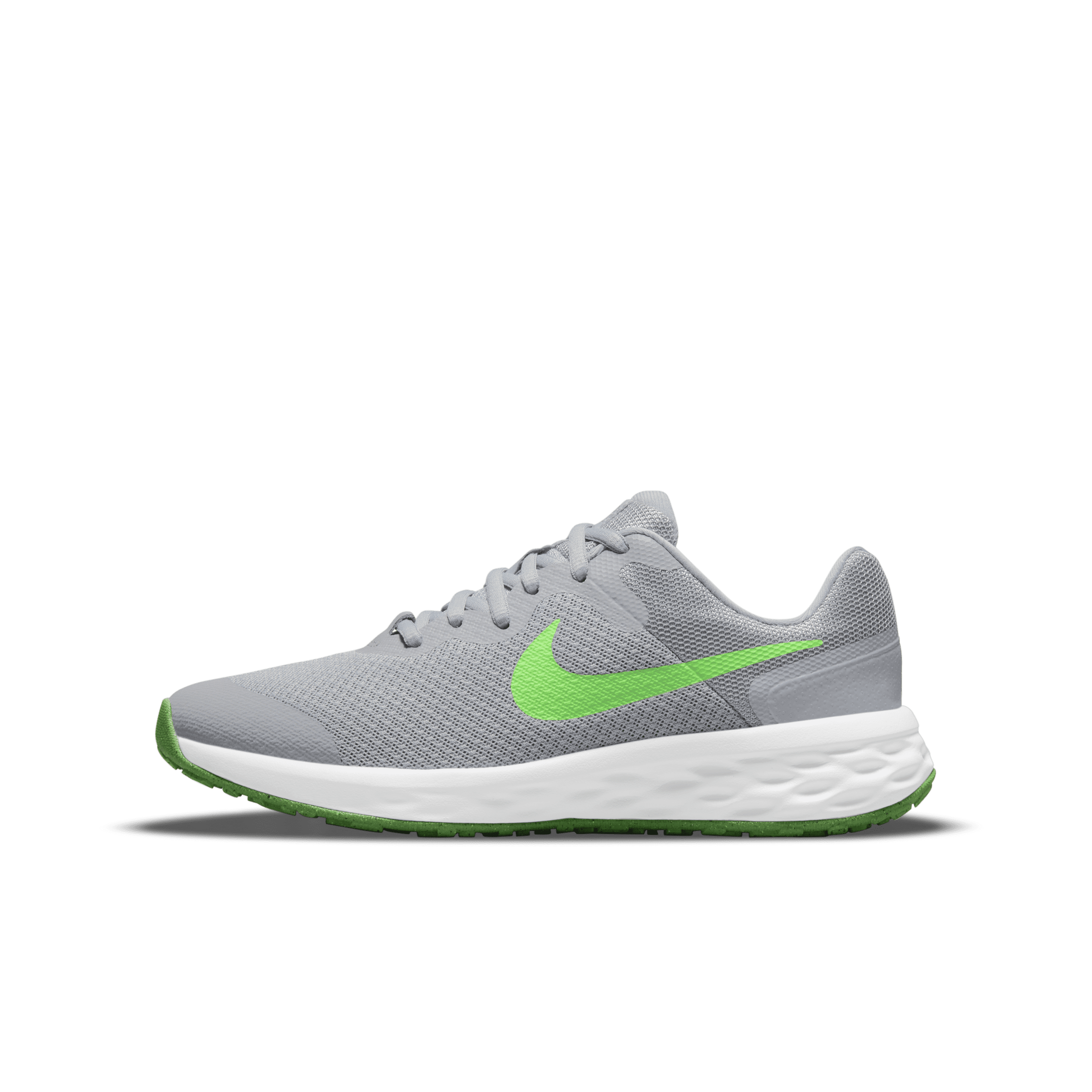Nike Revolution 6-løbesko til vej til større børn - grå