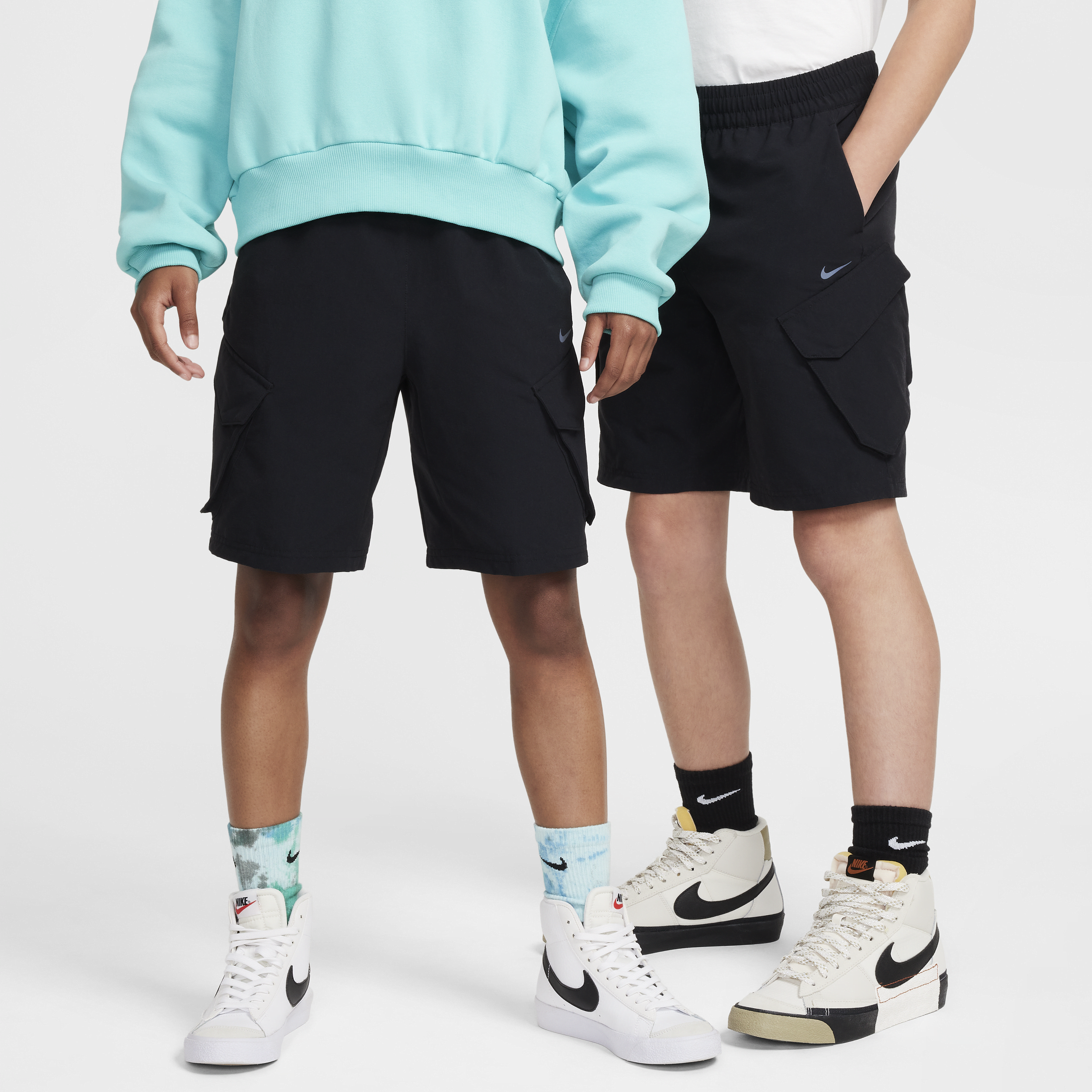 【ナイキ(NIKE)公式ストア】ナイキ スポーツウェア シティ ユーティリティ ジュニア カーゴ ショートパンツ FZ4903-010 ブラック 【ナイキ(NIKE)公式ストア】ナイキ スポーツウェア シティ ユーティリティ ジュニア カーゴ ショートパンツ FZ4903-010 ブラック
