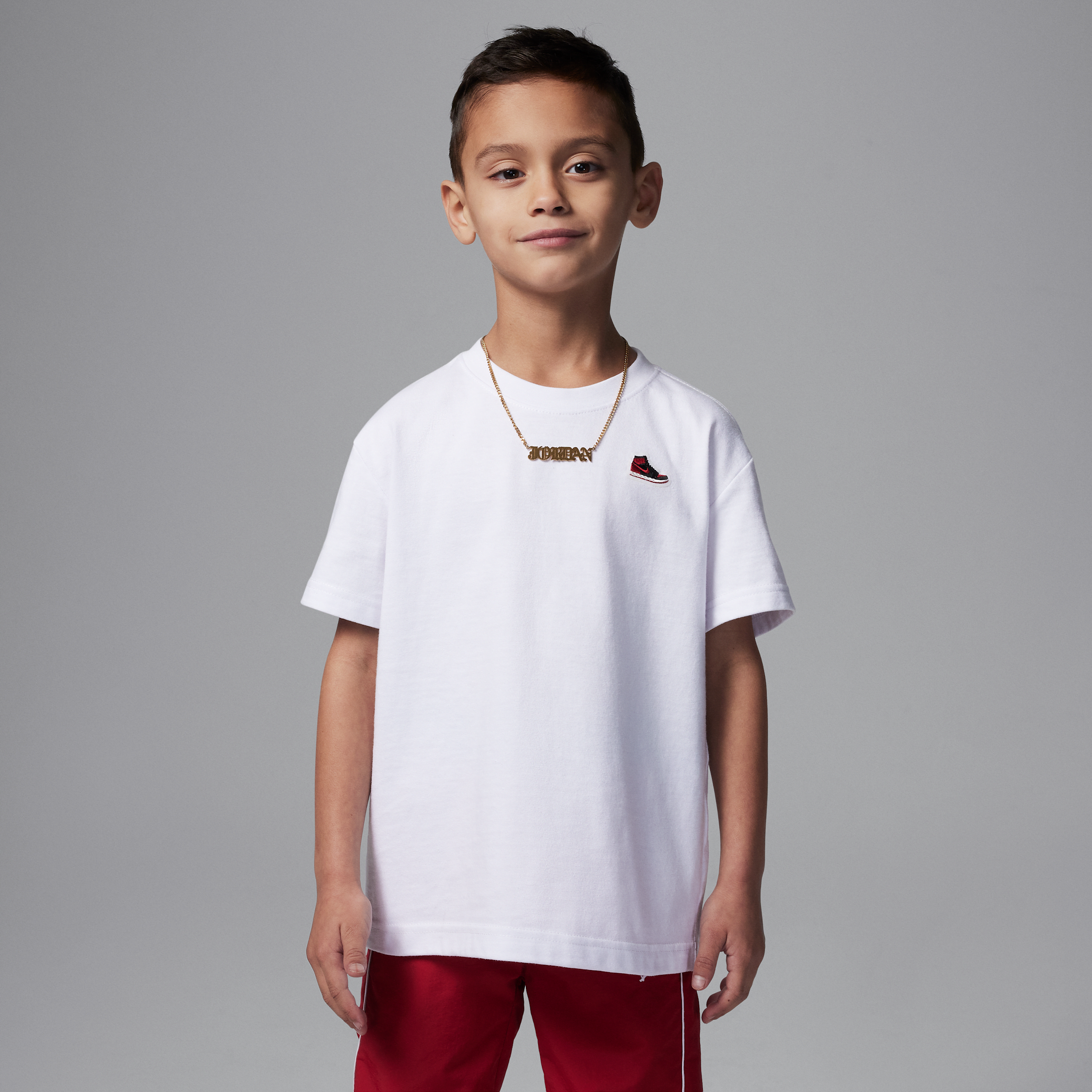 【ナイキ(NIKE)公式ストア】エア ジョーダン 1 リトルキッズ パッチ Tシャツ HF2080-101 ホワイト 【ナイキ(NIKE)公式ストア】エア ジョーダン 1 リトルキッズ パッチ Tシャツ HF2080-101 ホワイト