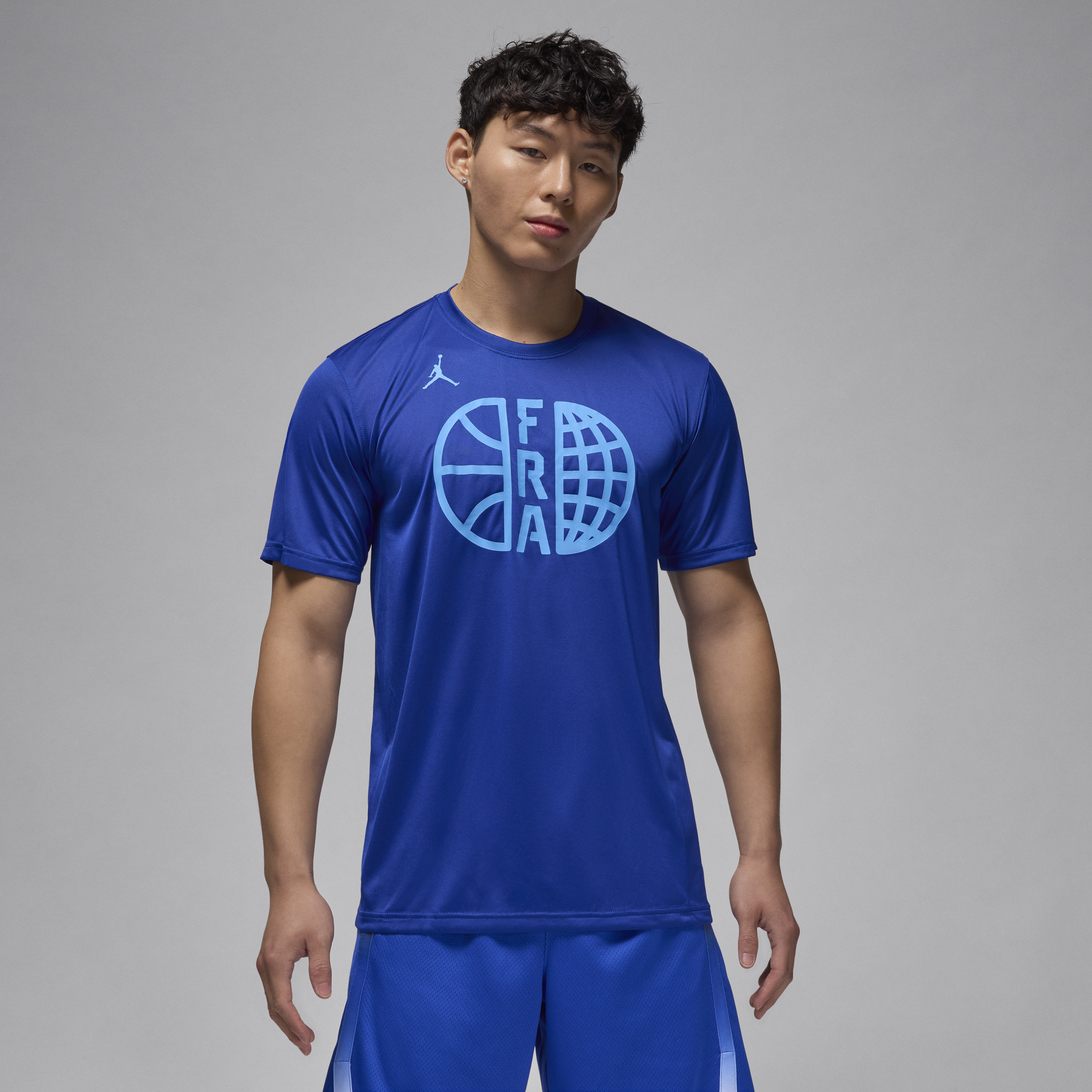 【ナイキ(NIKE)公式ストア】フランス プラクティス メンズ ジョーダン バスケットボール Tシャツ FQ3661-417 ブルー 【ナイキ(NIKE)公式ストア】フランス プラクティス メンズ ジョーダン バスケットボール Tシャツ FQ3661-417 ブルー
