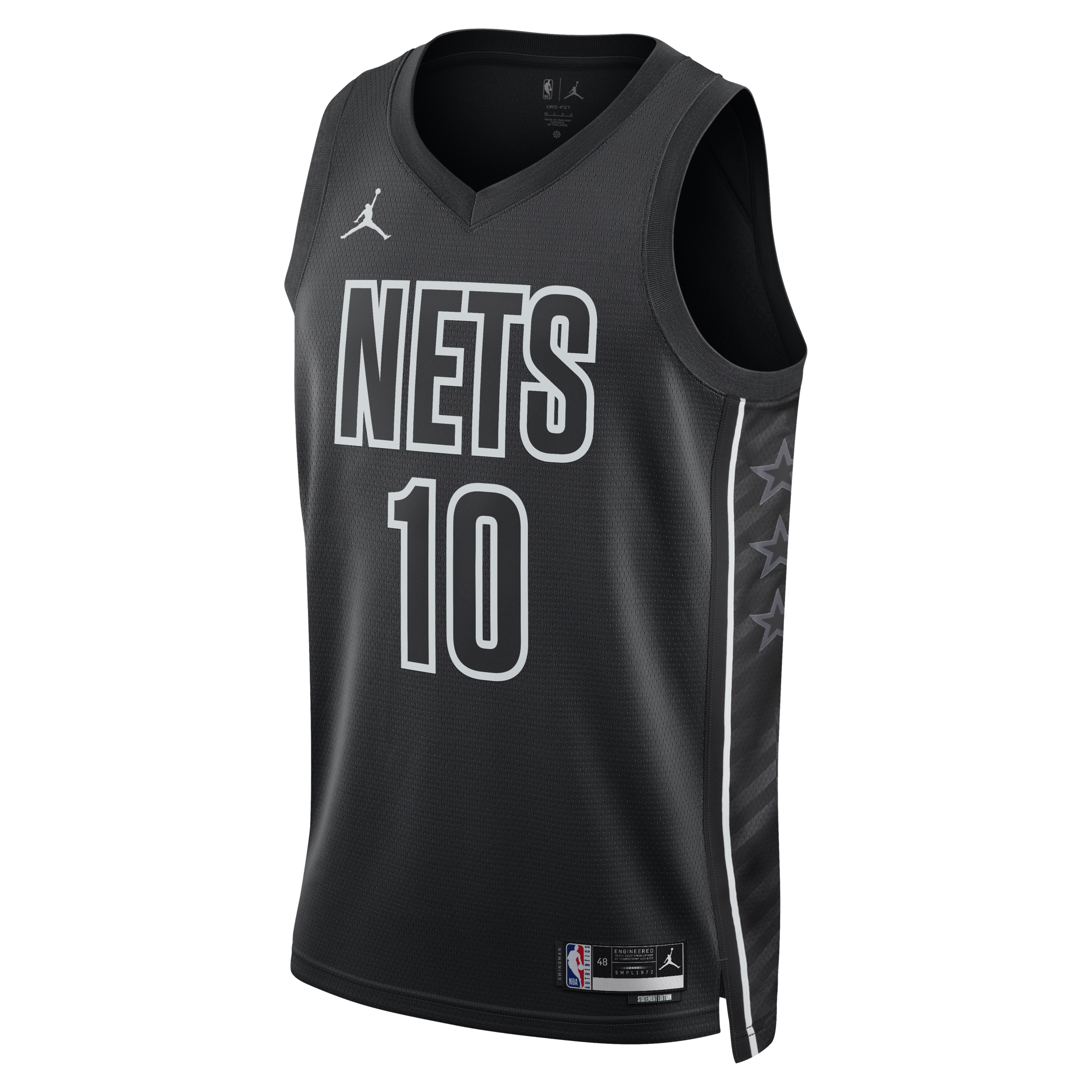 Nike Maglia Brooklyn Nets Statement Edition Jordan Dri-FIT Swingman NBA – Uomo - Nero