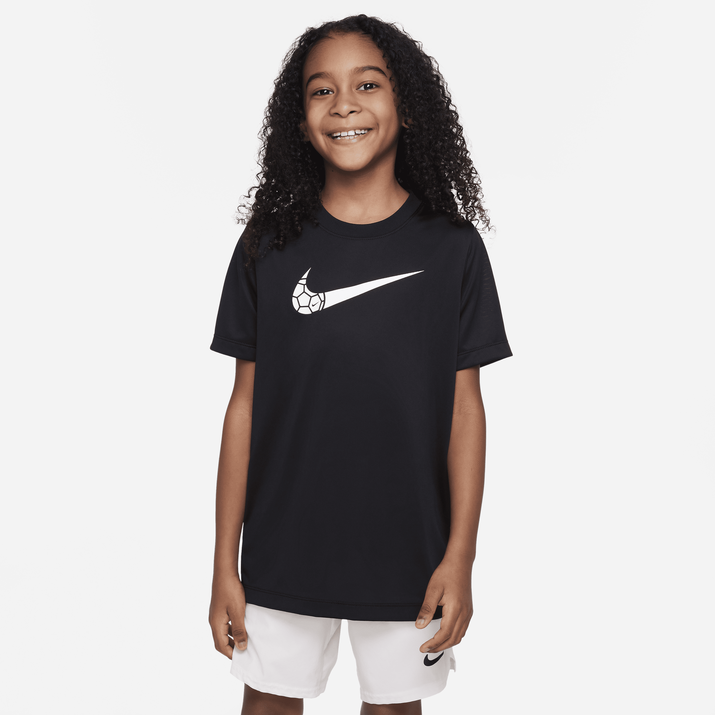 Nike Dri-FIT T-shirt voor kids - Zwart