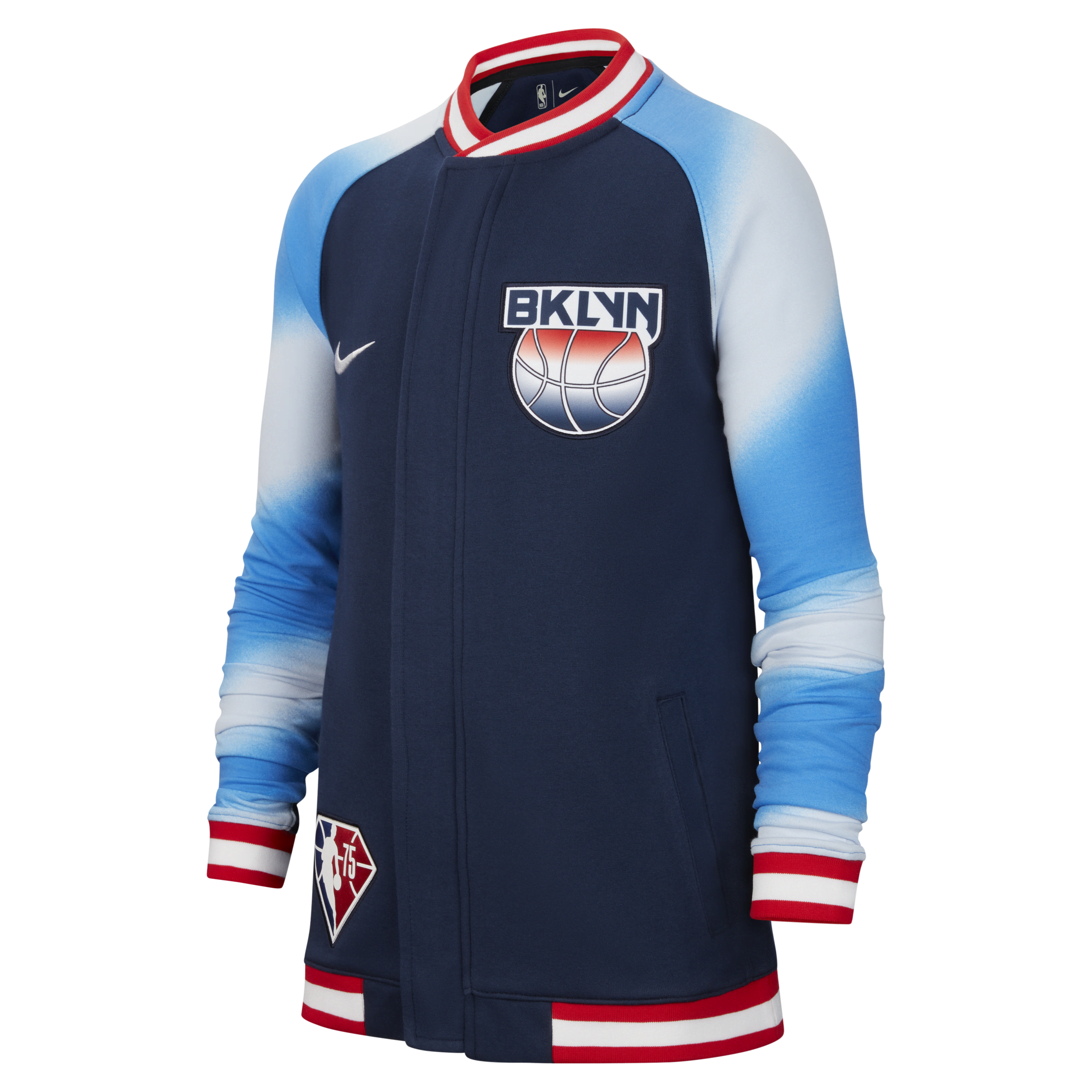 Giacca a manica lunga Brooklyn Nets Showtime Nike Dri-FIT NBA – Ragazzo/a - Blu