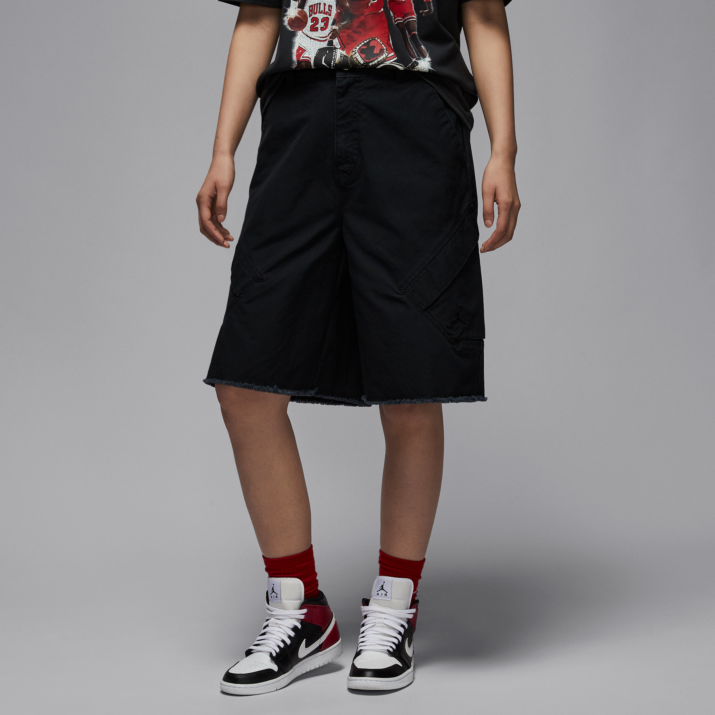 【ナイキ(NIKE)公式ストア】ジョーダン フライト シカゴ ウィメンズ ビッグ ショートパンツ HJ0091-010 ブラック 【ナイキ(NIKE)公式ストア】ジョーダン フライト シカゴ ウィメンズ ビッグ ショートパンツ HJ0091-010 ブラック