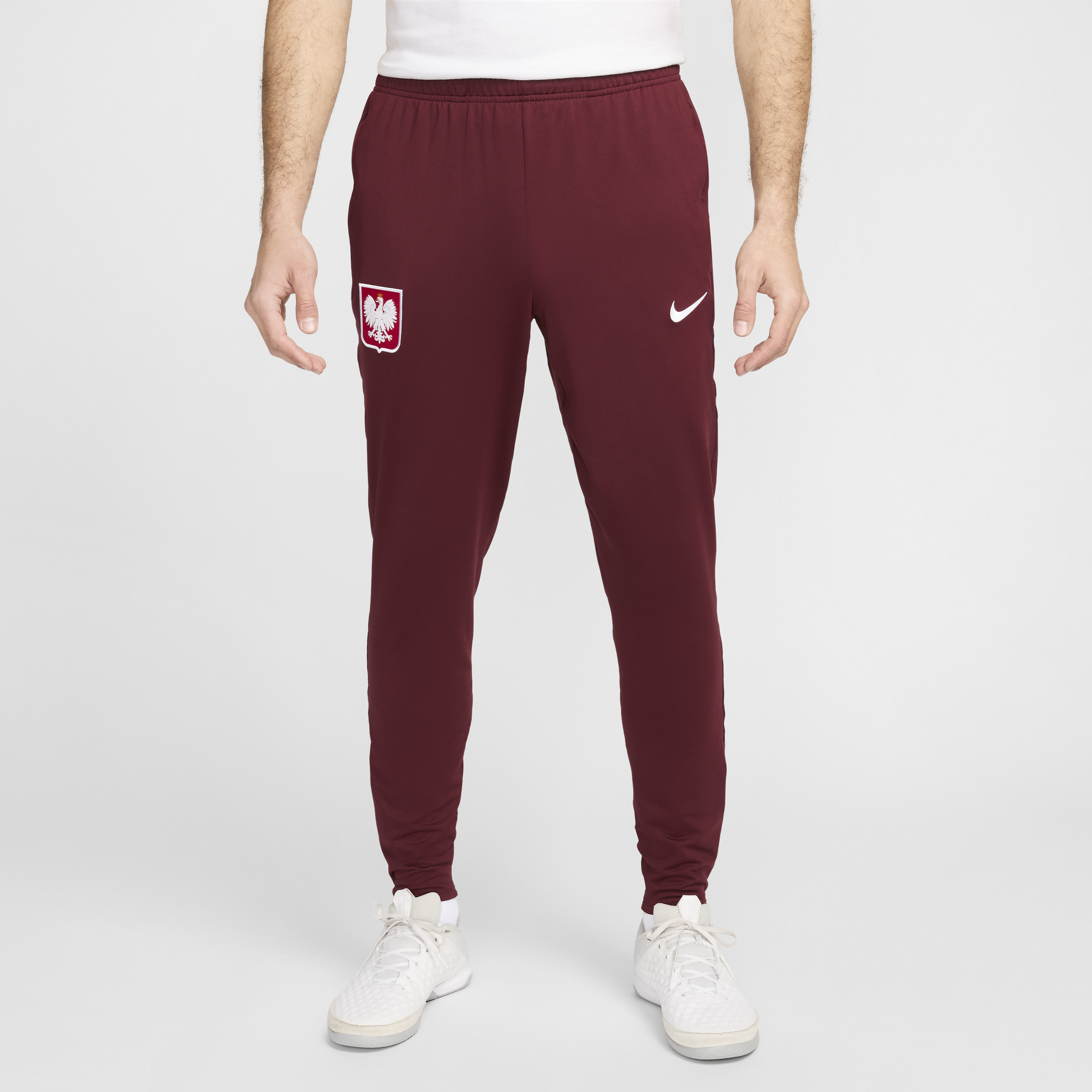 Pantaloni da calcio Nike Dri-FIT Polonia Strike – Uomo - Rosso