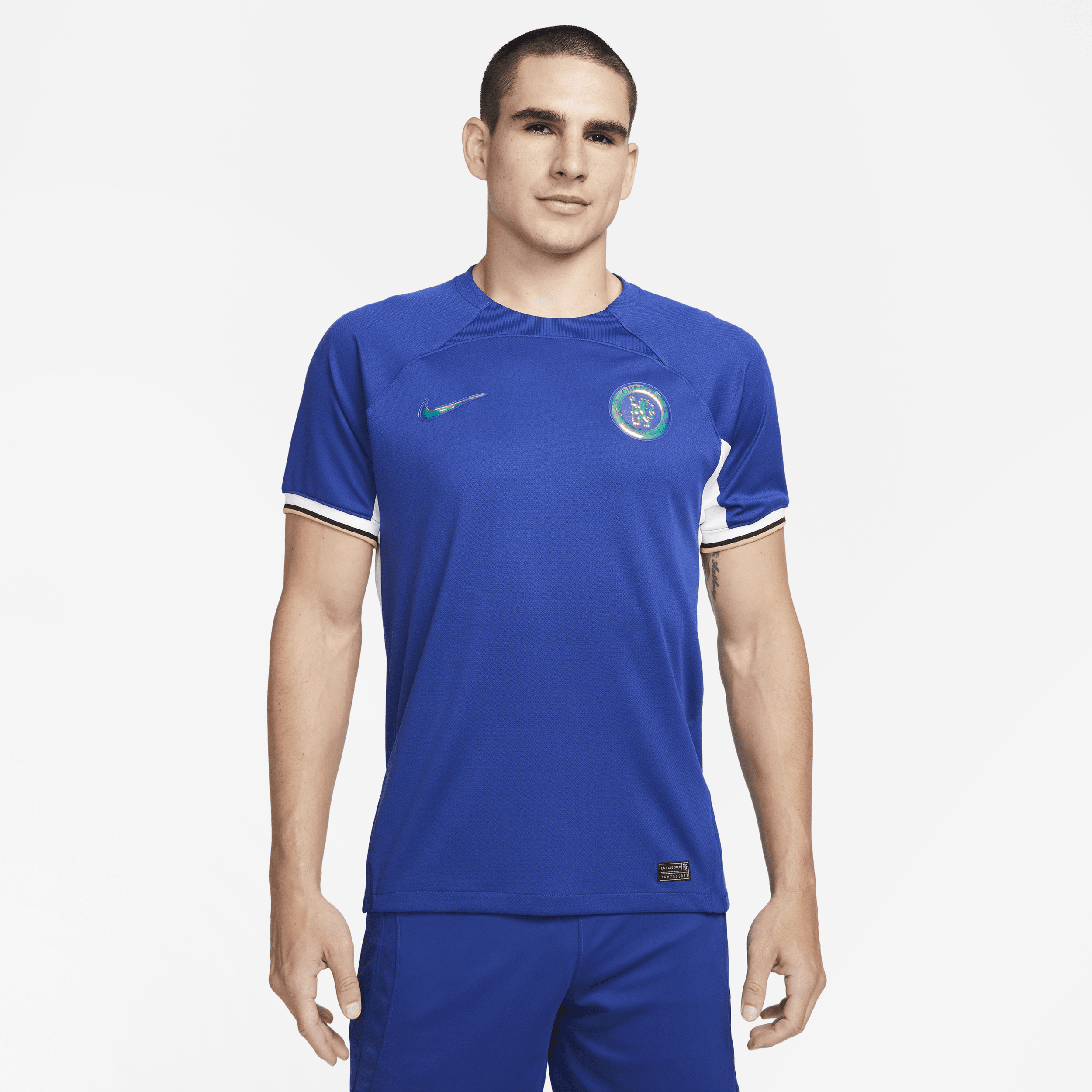 Chelsea FC 2023/24 Stadium Home Nike Dri-FIT-fodboldtrøje til mænd - blå