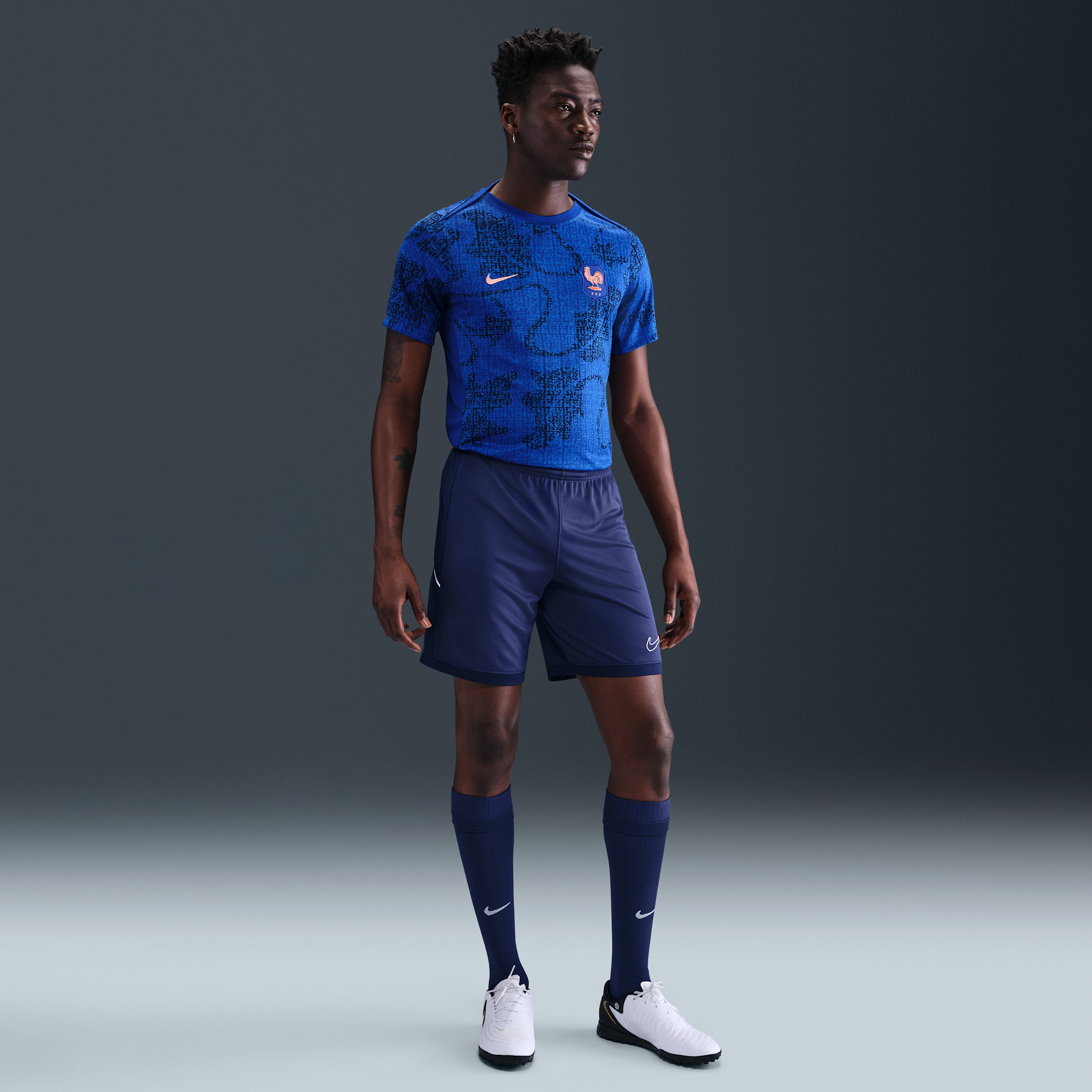 Nike France Mens SS Pre-Match Home Shirt | FZ9710-438 | FOOTY.COM
