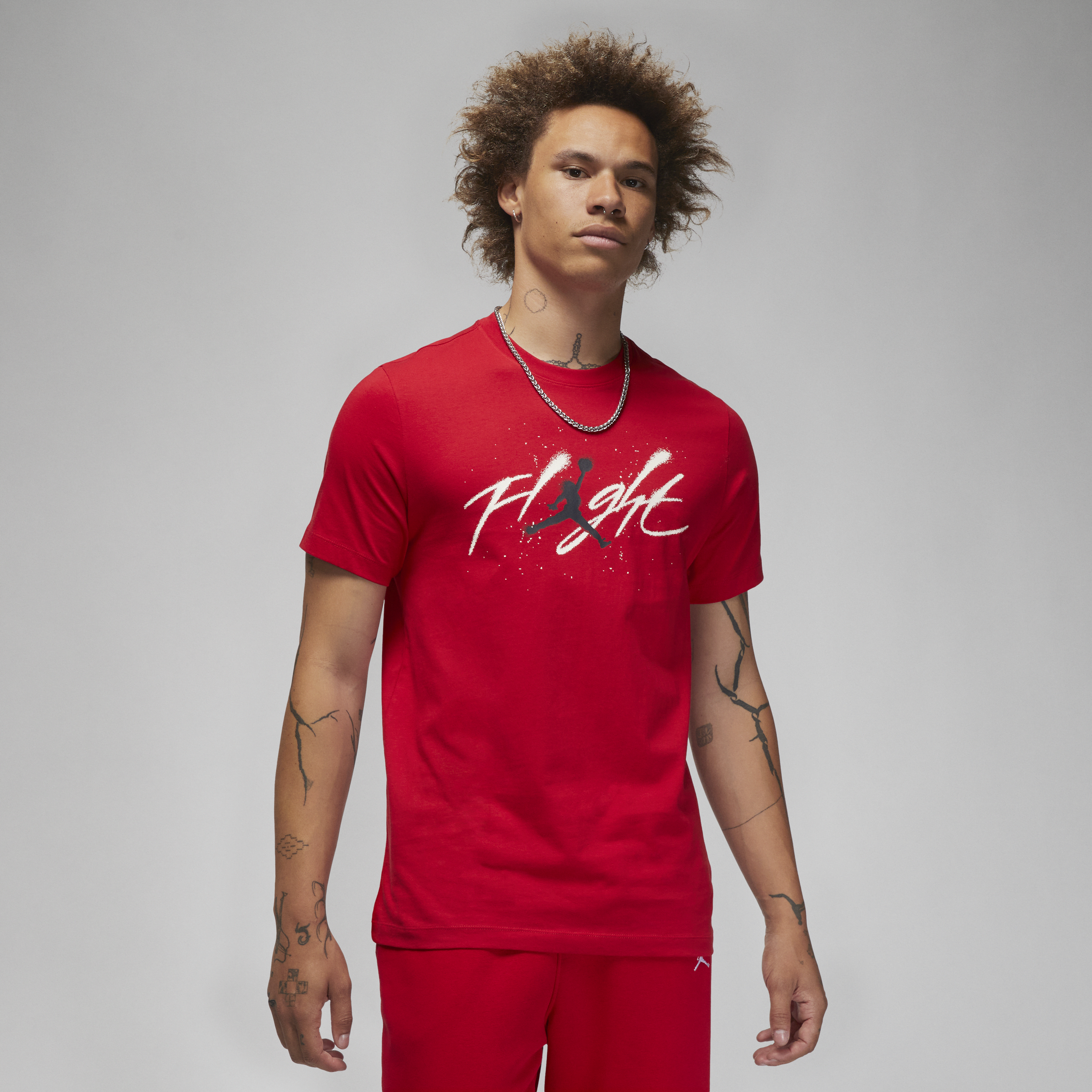 Jordan Camiseta con estampado - Hombre - Rojo