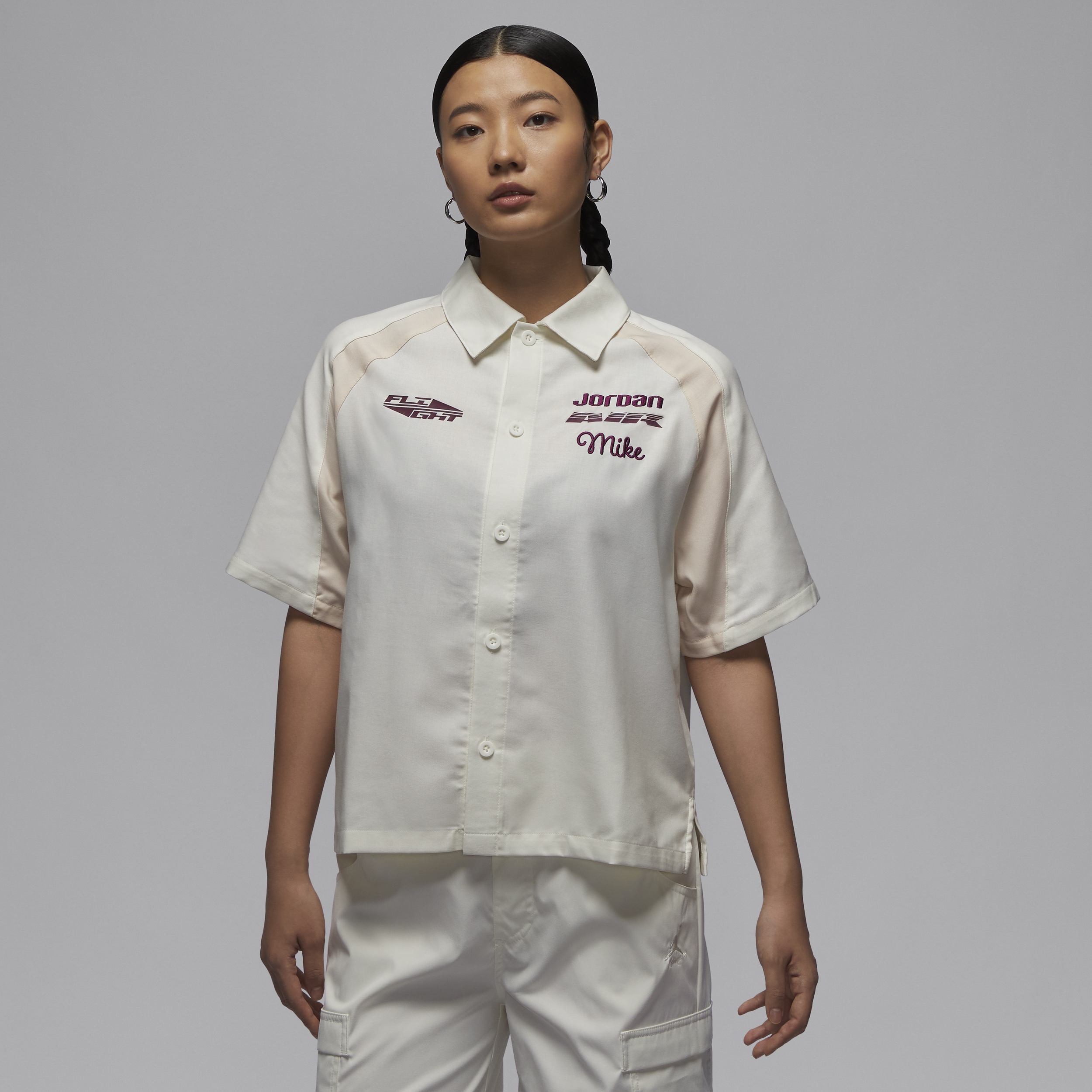 【ナイキ(NIKE)公式ストア】ジョーダン ウィメンズ ウーブン トップ FV7093-133 ホワイト 【ナイキ(NIKE)公式ストア】ジョーダン ウィメンズ ウーブン トップ FV7093-133 ホワイト