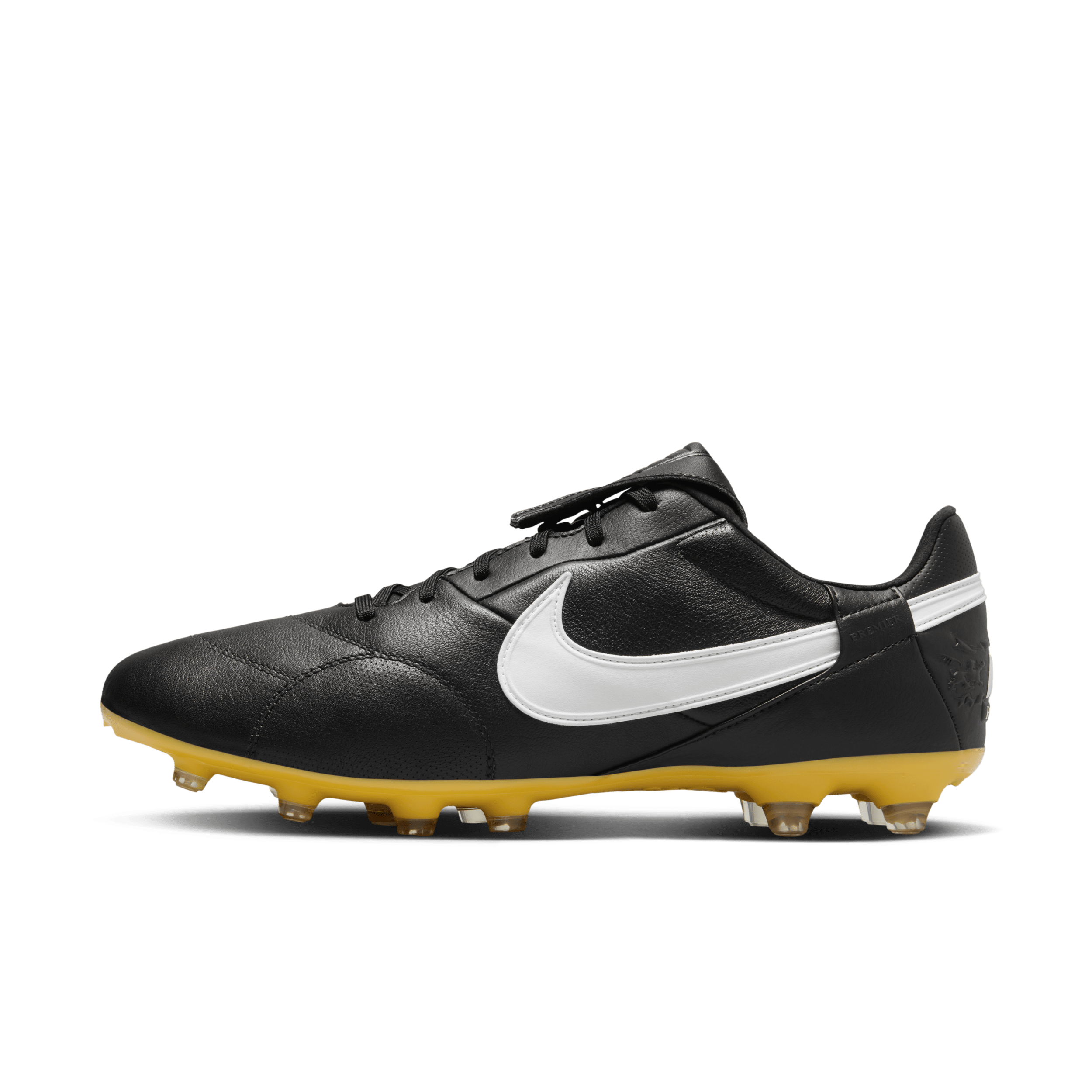 Scarpa da calcio a taglio basso per terreni duri Nike Premier 3 - Nero