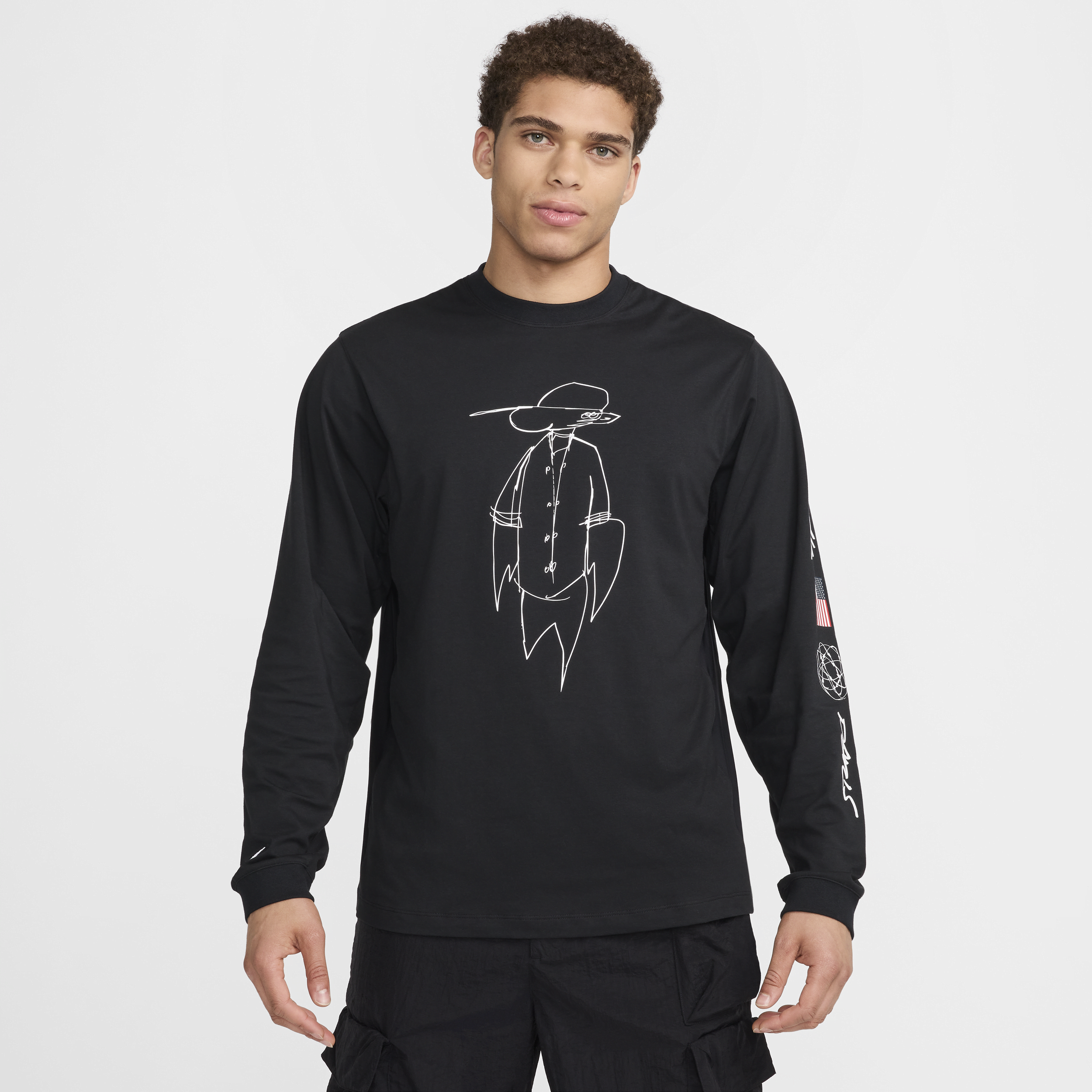 【ナイキ(NIKE)公式ストア】USA メンズ ナイキ Dri-FIT ADV ロングスリーブ トップ FD7651-010 ブラック 【ナイキ(NIKE)公式ストア】USA メンズ ナイキ Dri-FIT ADV ロングスリーブ トップ FD7651-010 ブラック
