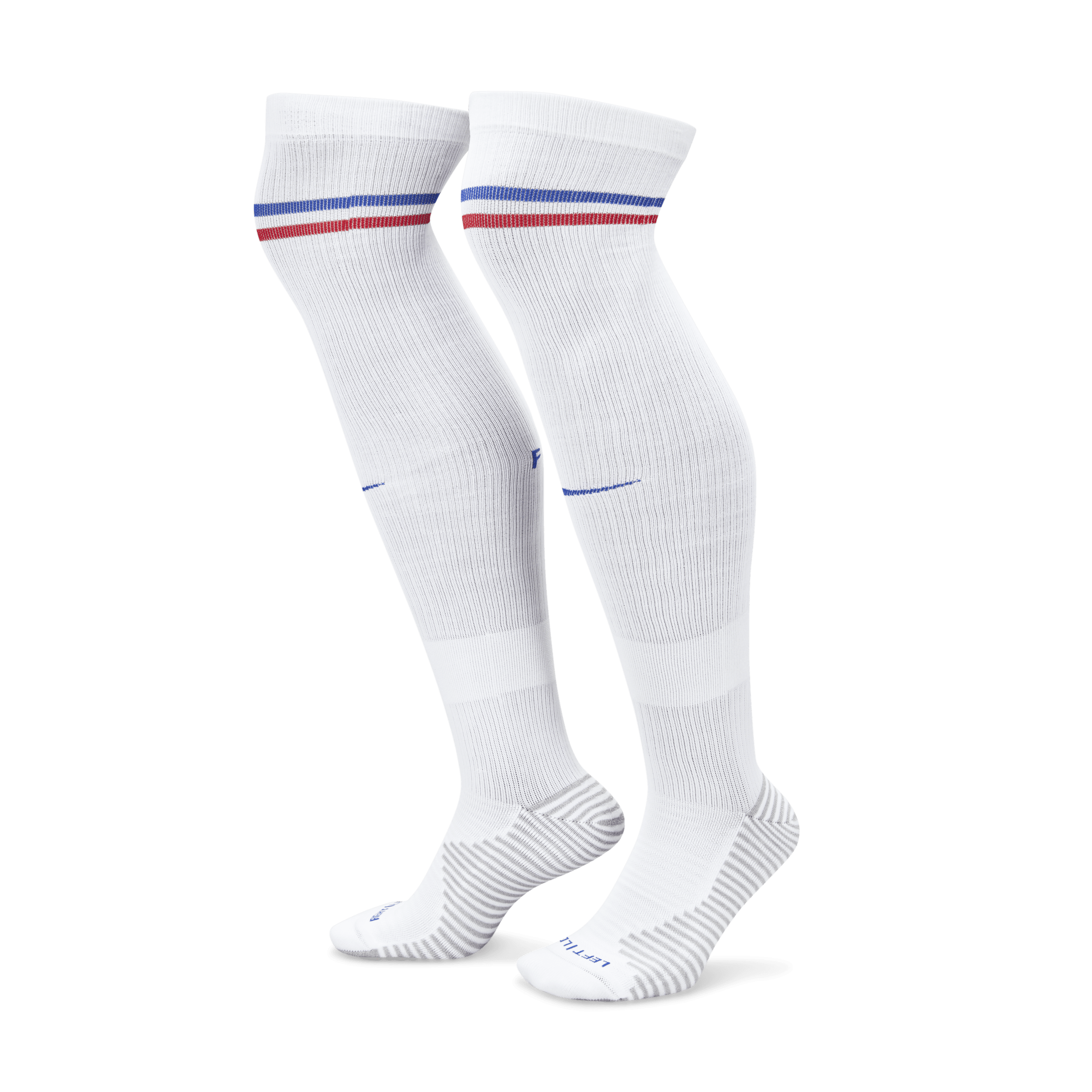 Calze da calcio al ginocchio Nike Dri-FIT FFF Strike – Away - Bianco