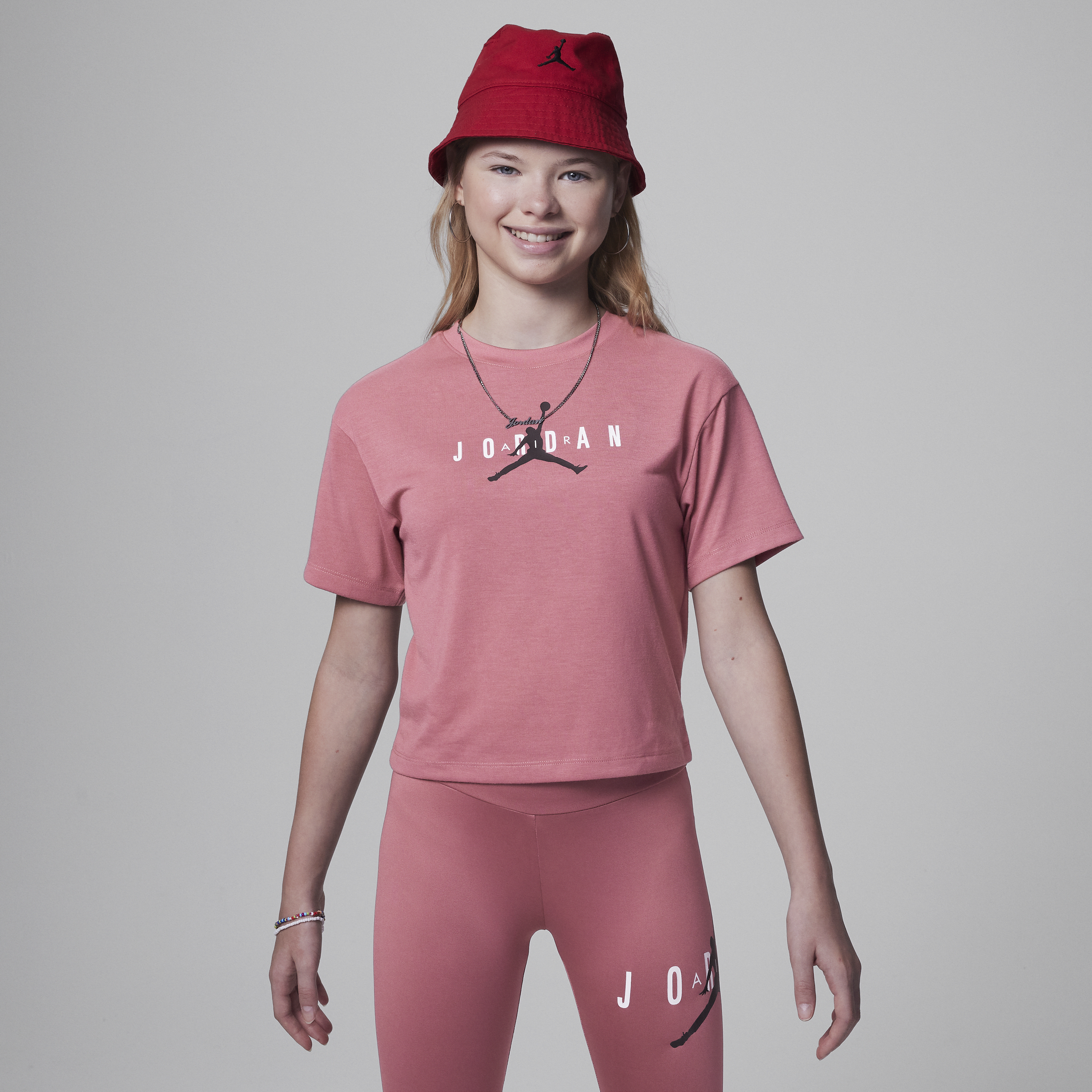 Jordan-T-shirt til større børn - Pink