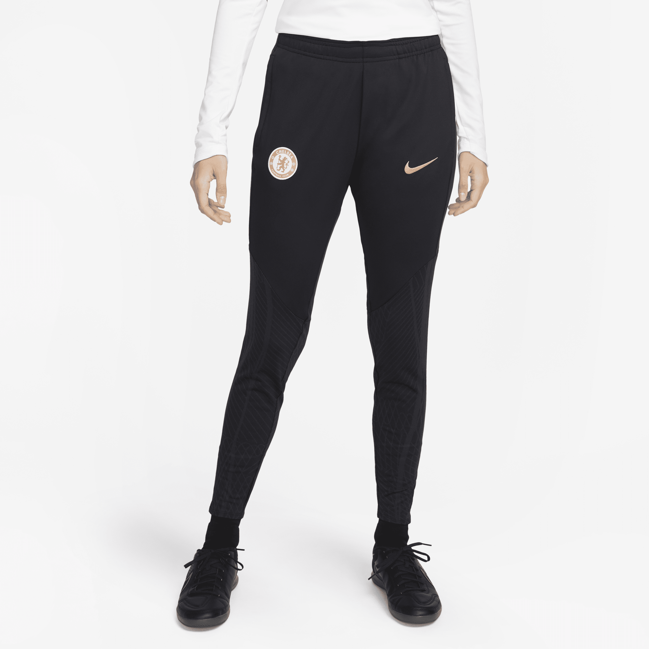 Pantaloni da calcio in maglia Nike Dri-FIT Chelsea FC Strike – Donna - Blu
