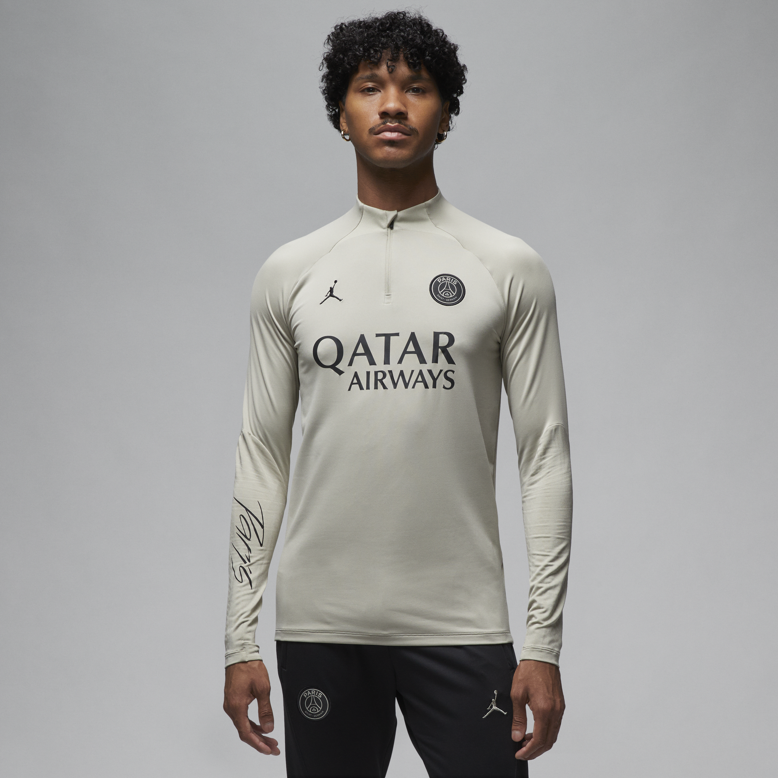 Nike París Saint-Germain Strike Camiseta de entrenamiento de fútbol de tejido Knit Jordan Dri-FIT - Hombre - Marrón