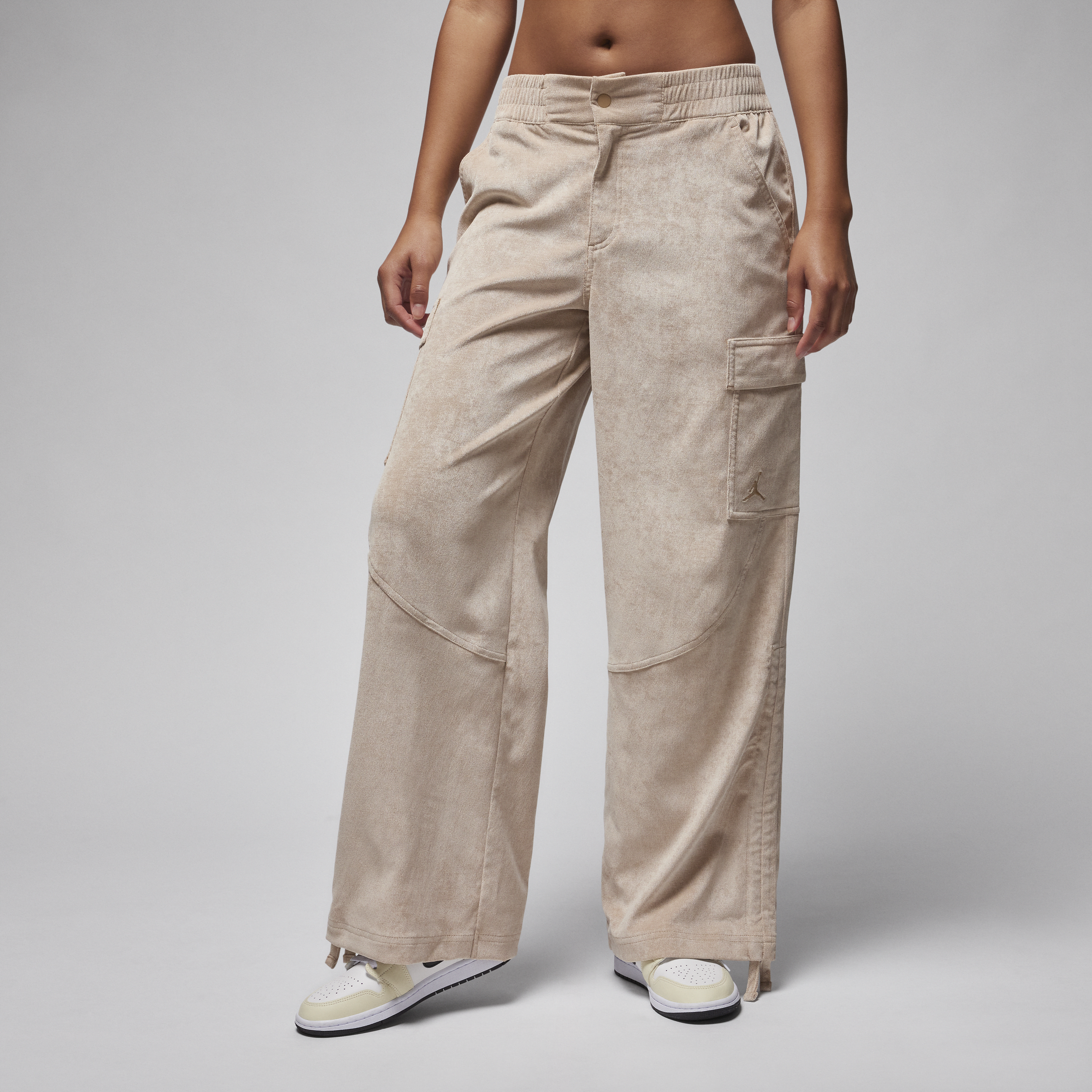 Jordan Chicago-bukser i jernbanefløjl til kvinder - brun