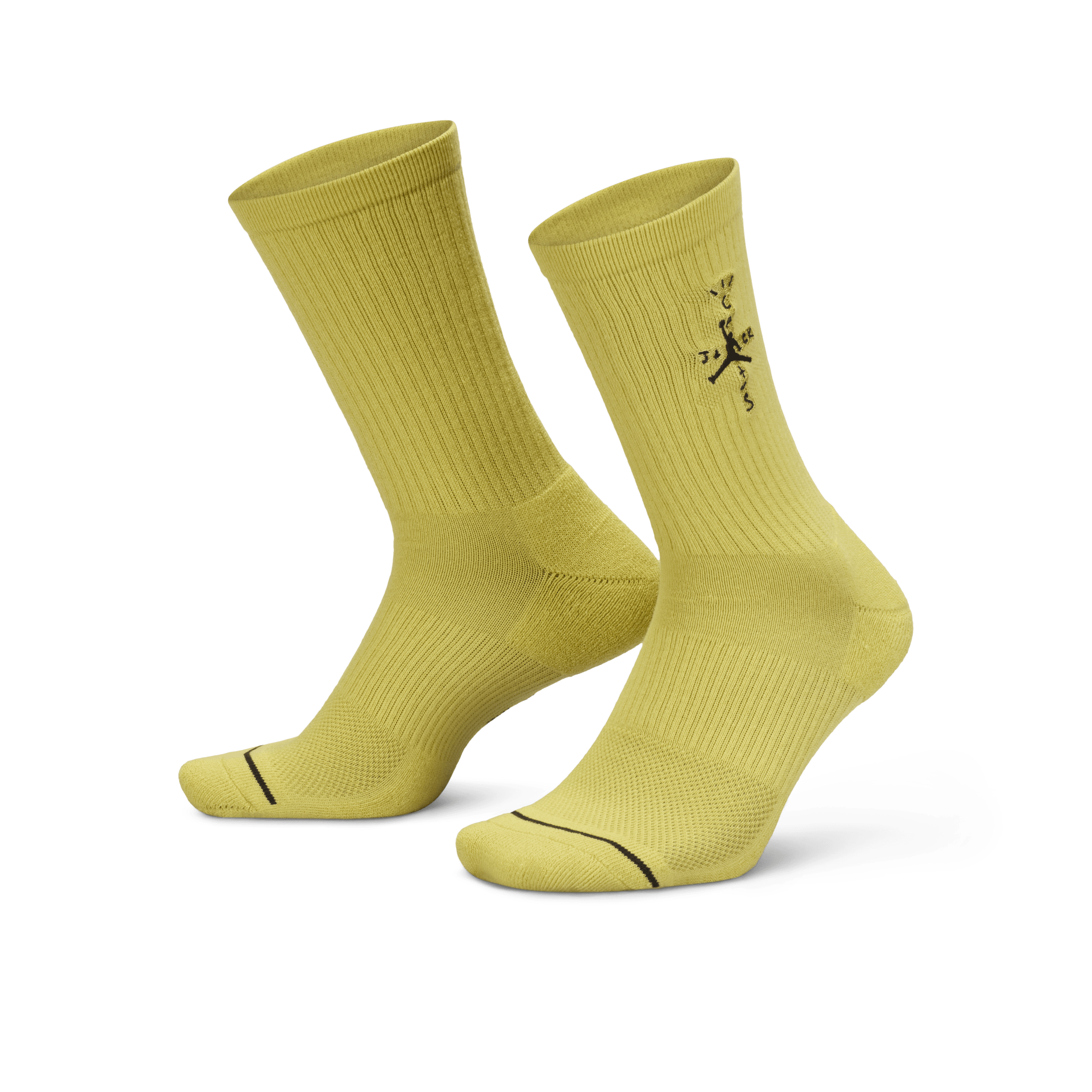 【ナイキ(NIKE)公式ストア】ジョーダン x トラヴィス スコット エブリデイ クッションド クルー ソックス (1足) FV4054-308 グリーン 【ナイキ(NIKE)公式ストア】ジョーダン x トラヴィス スコット エブリデイ クッションド クルー ソックス (1足) FV4054-308 グリーン