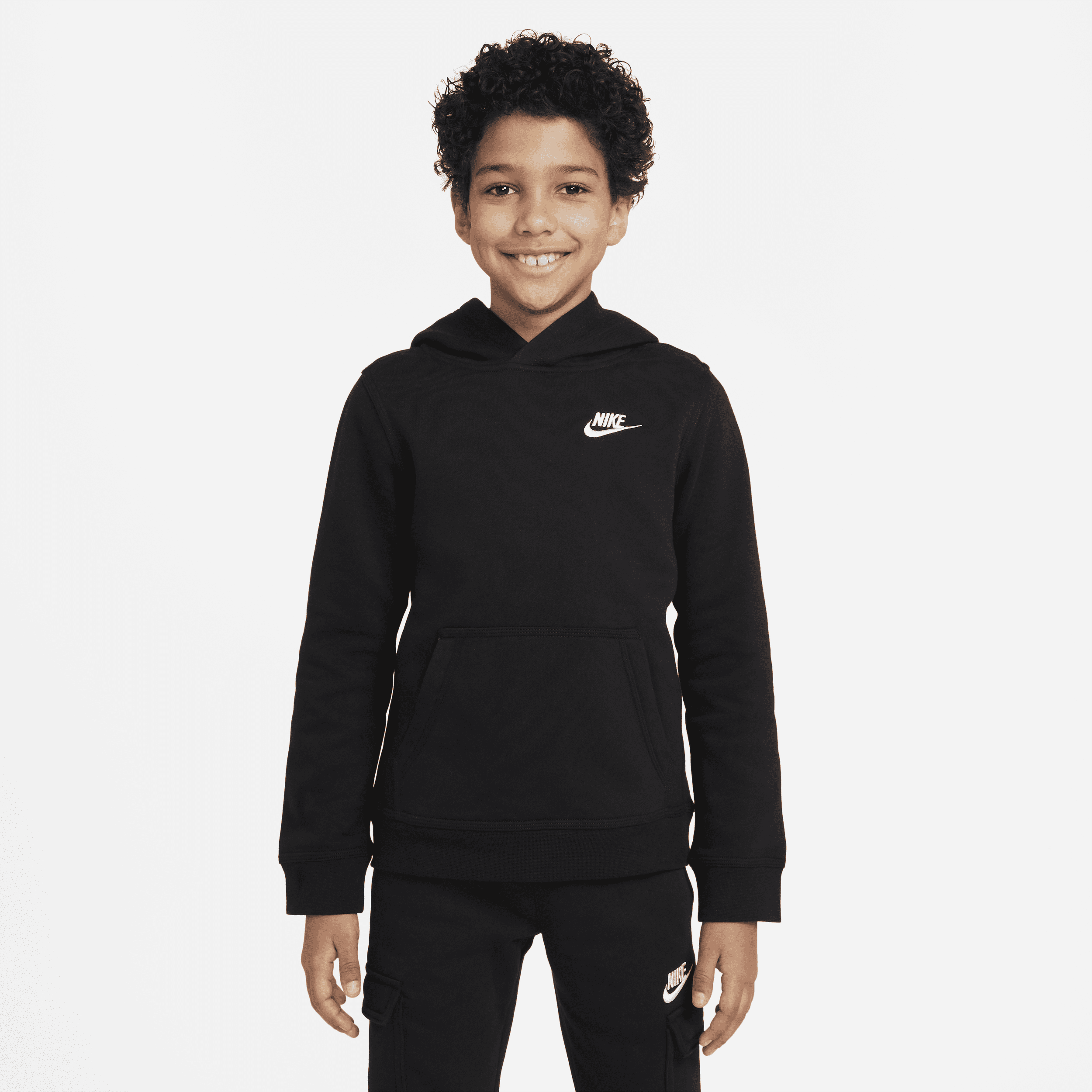 Nike Sportswear Club Hoodie voor kids - Zwart