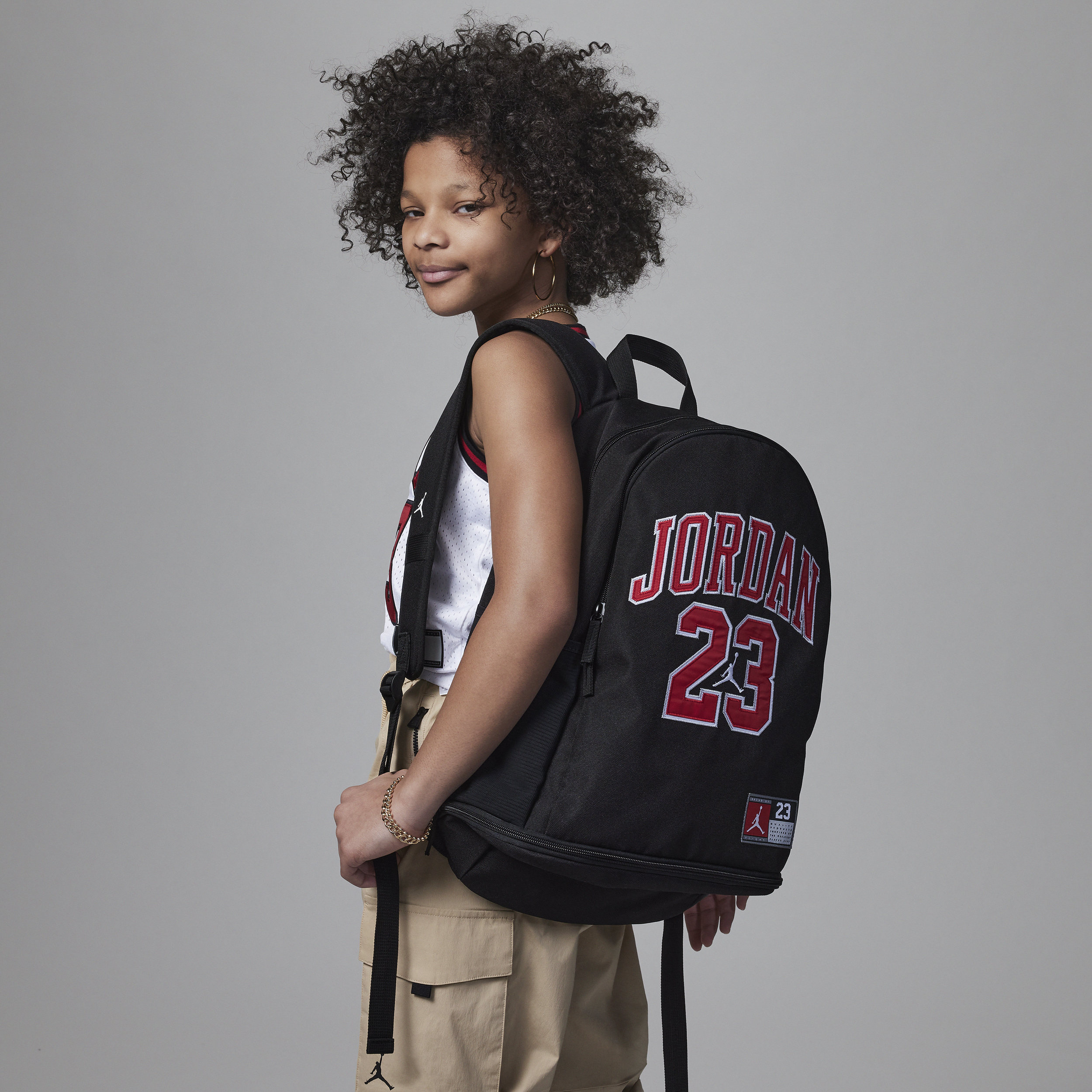 Jordan Jersey Backpack rugzak voor kids (27 liter) - Zwart