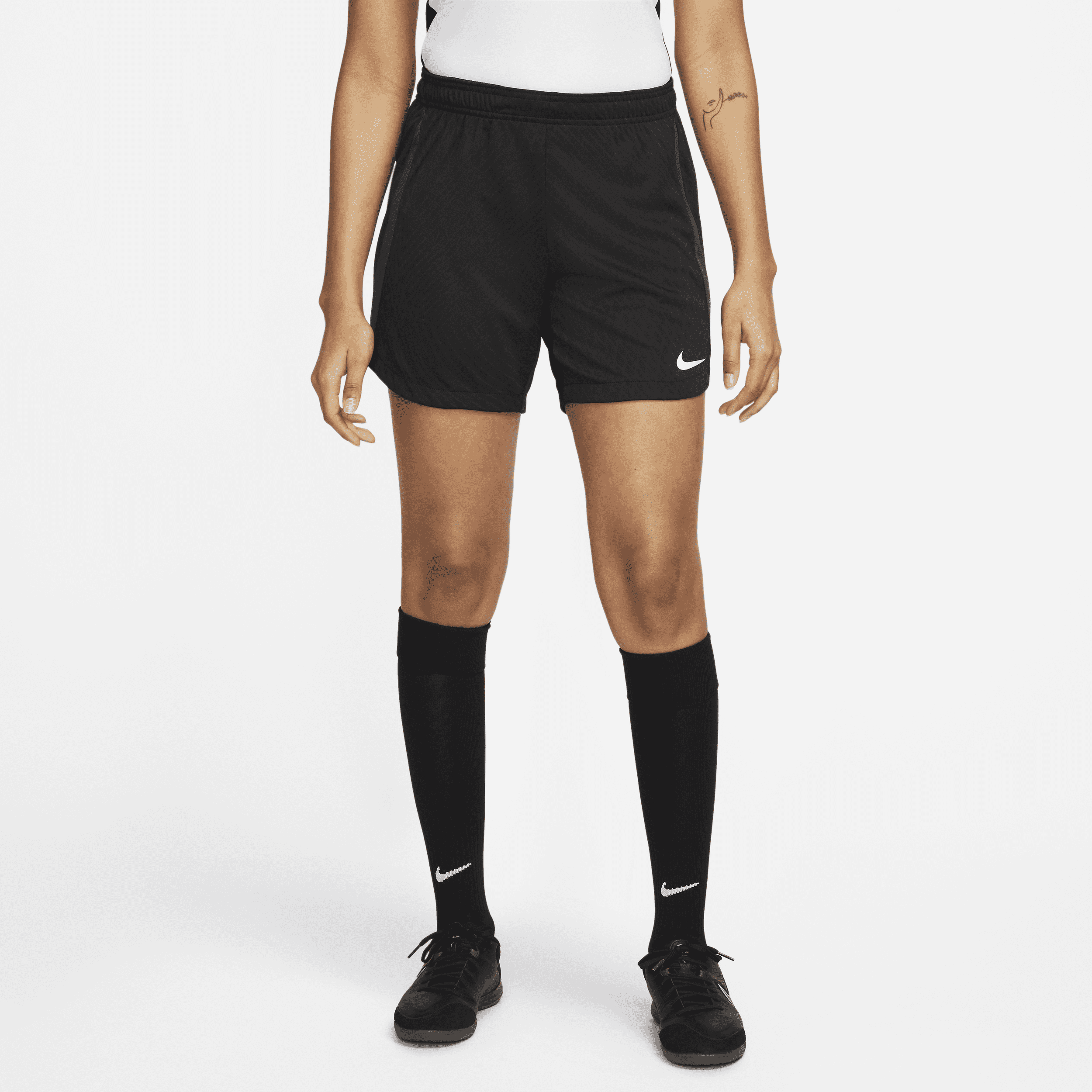 Nike Dri-FIT Strike Voetbalshorts voor dames - Zwart