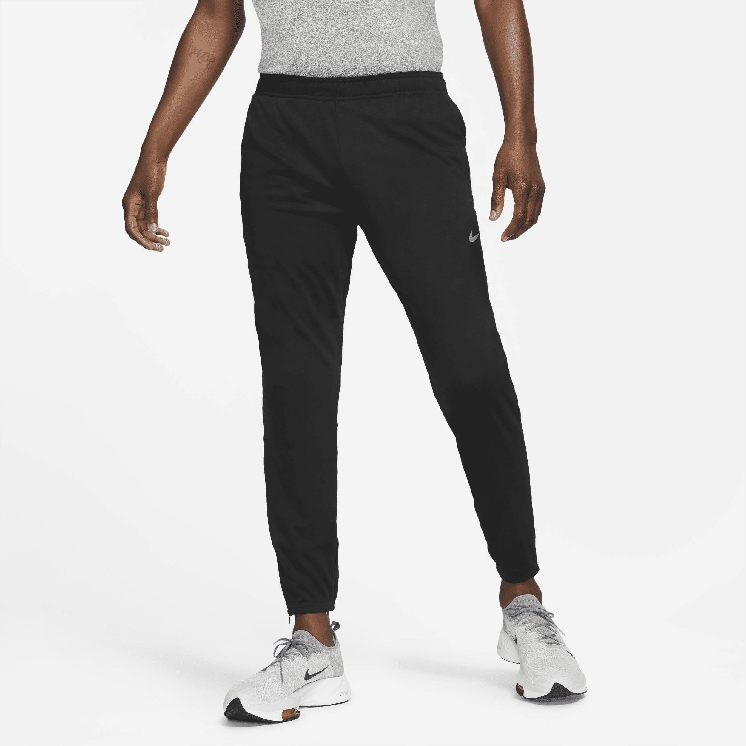 Pantaloni da running in maglia Nike Dri-FIT Challenger - Uomo - Nero