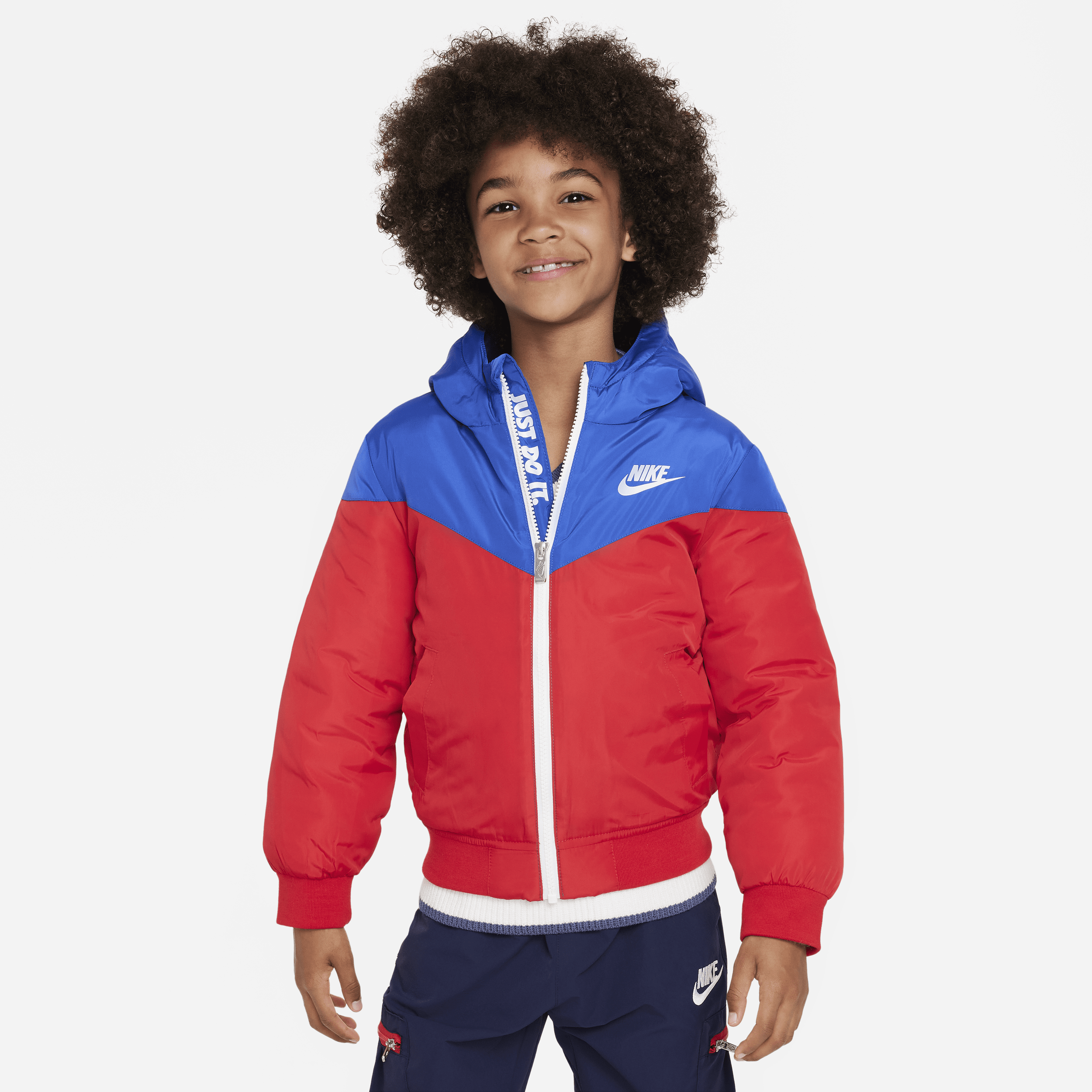 【ナイキ(NIKE)公式ストア】ナイキ ウィンドランナー インシュレーテッド ジャケット リトルキッズジャケット FV4643-480 ブルー 【ナイキ(NIKE)公式ストア】ナイキ ウィンドランナー インシュレーテッド ジャケット リトルキッズジャケット FV4643-480 ブルー