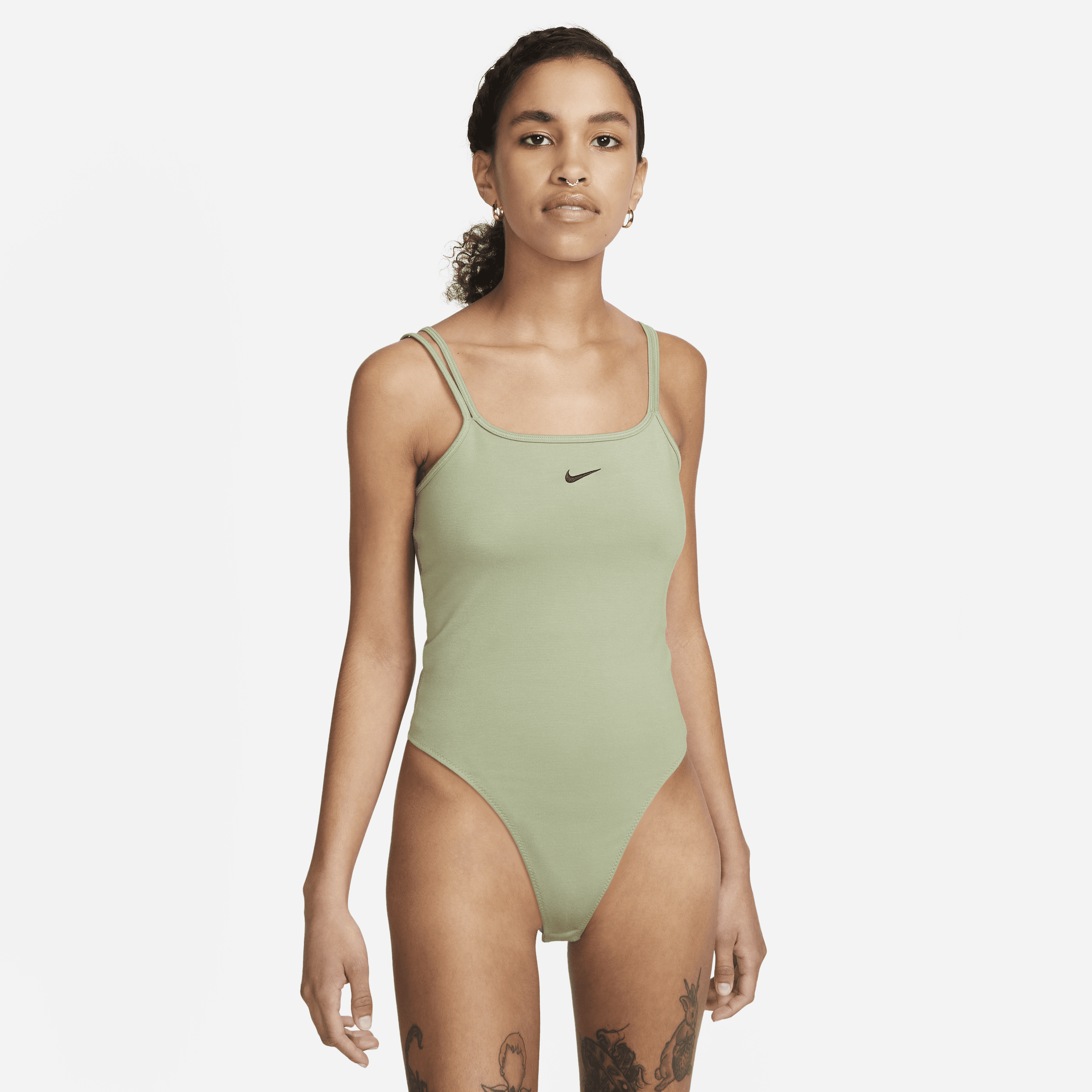 Body con spalline sottili Nike Sportswear Essentials – Donna - Verde