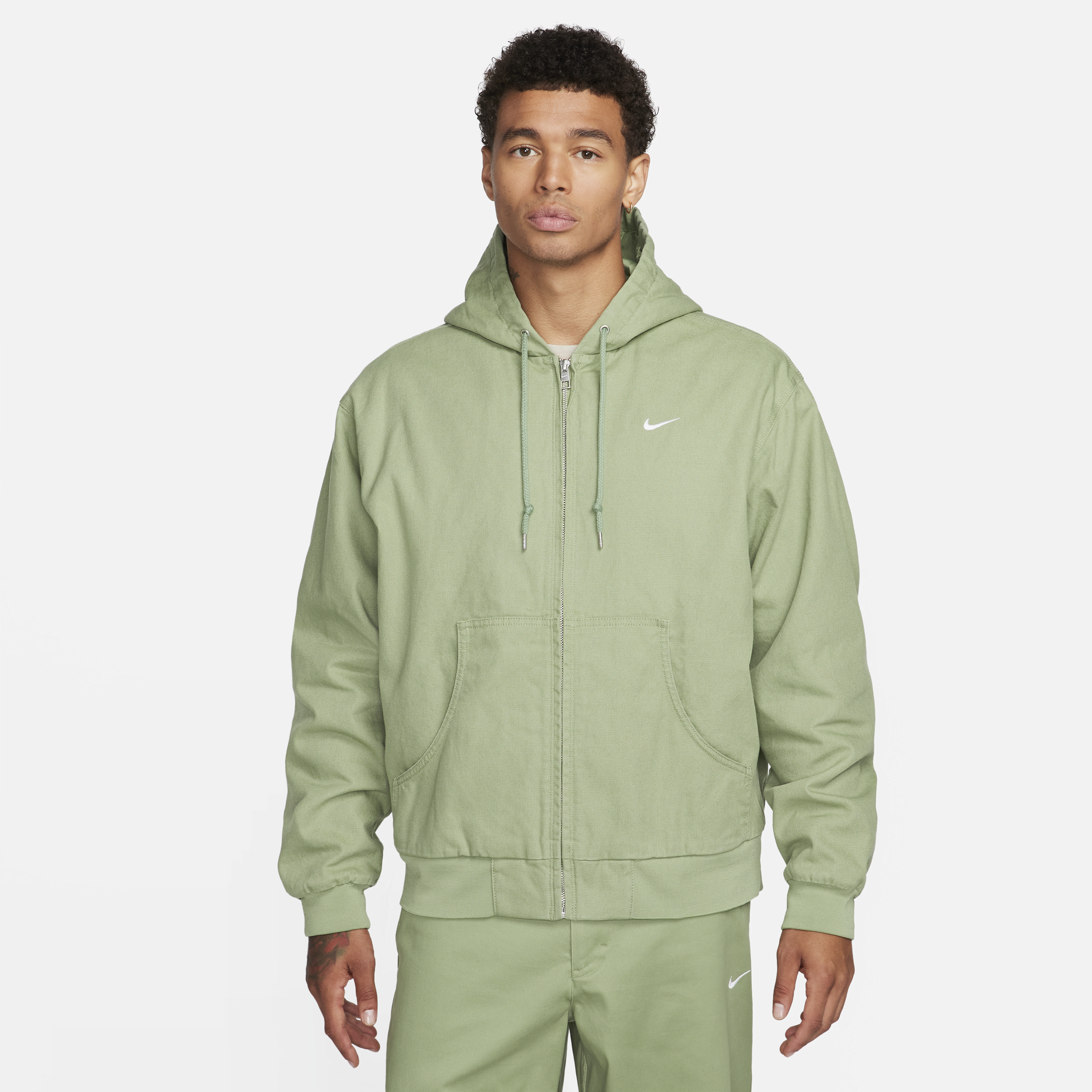 Nike Life Chaqueta con capucha y acolchado - Mujer - Verde