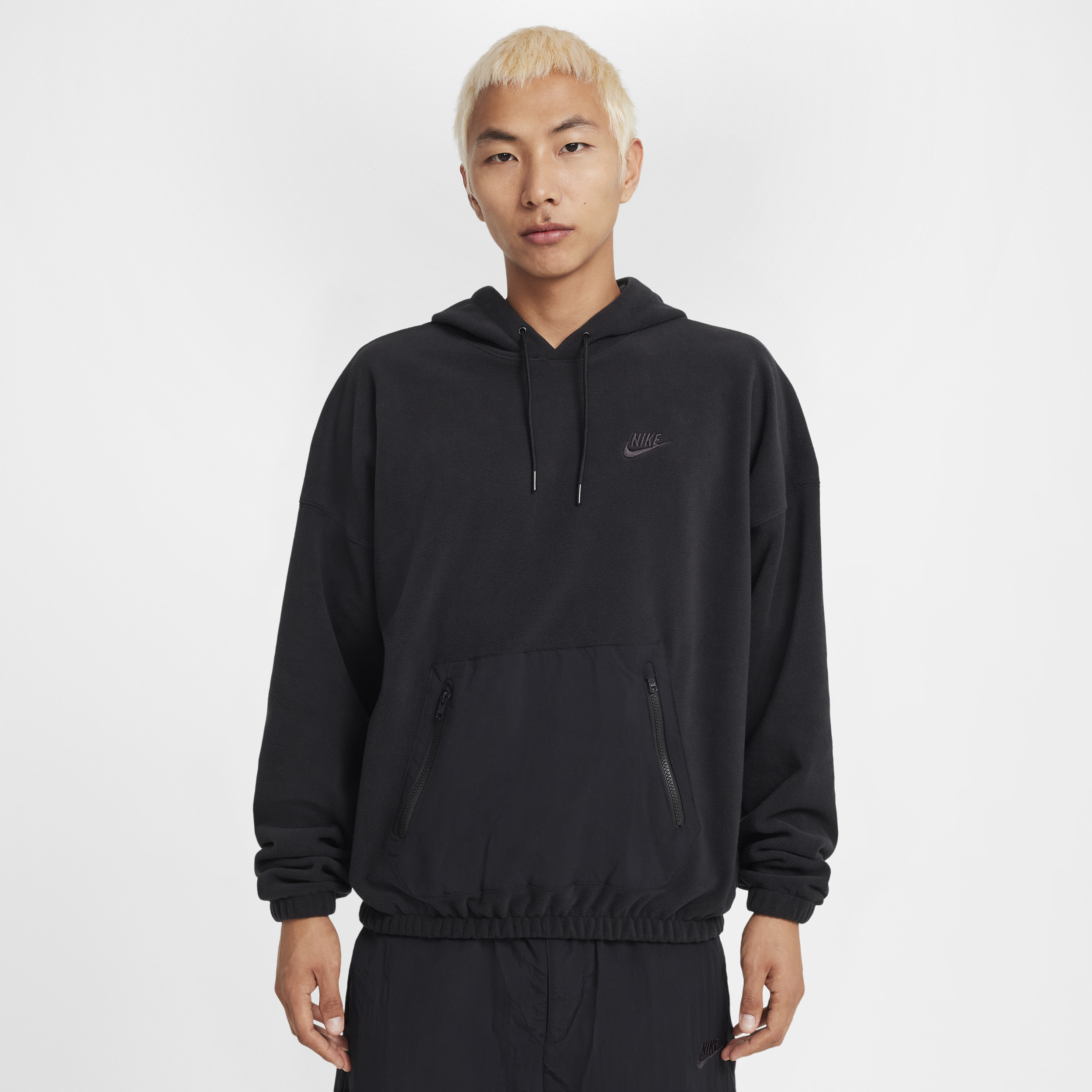 【ナイキ(NIKE)公式ストア】ナイキ クラブ フリース メンズ ポーラー フリース プルオーバー パーカー FB8389-010 ブラック 【ナイキ(NIKE)公式ストア】ナイキ クラブ フリース メンズ ポーラー フリース プルオーバー パーカー FB8389-010 ブラック