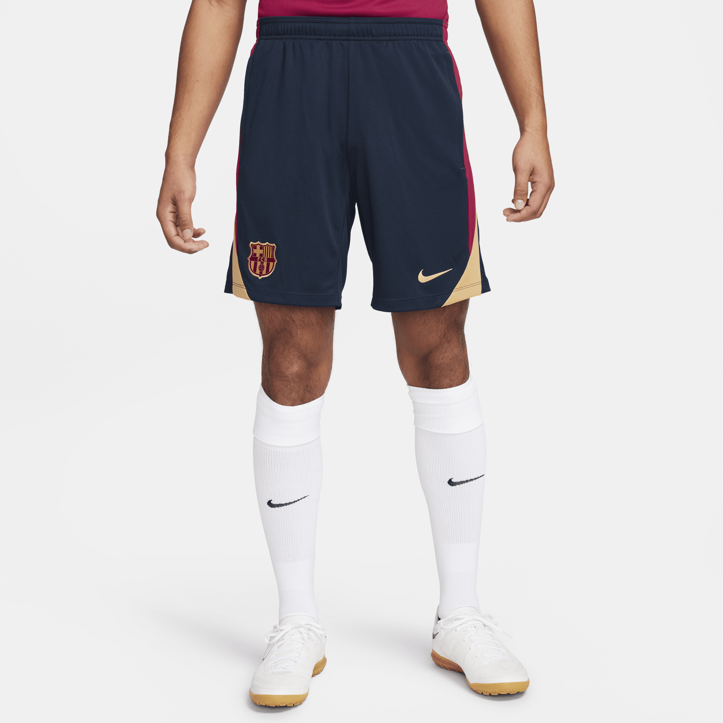 FC Barcelona Strike Nike voetbalshorts met Dri-FIT voor heren - Blauw