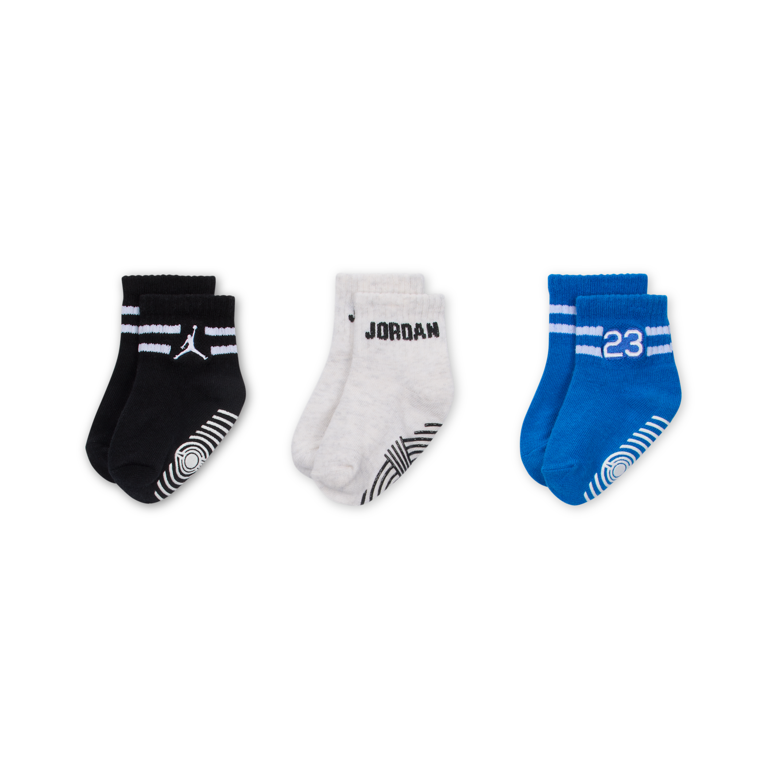 【ナイキ(NIKE)公式ストア】ジョーダン ベビー MVP グリッパー ソックス (3足) IO7971-051 ブラウン 【ナイキ(NIKE)公式ストア】ジョーダン ベビー MVP グリッパー ソックス (3足) IO7971-051 ブラウン