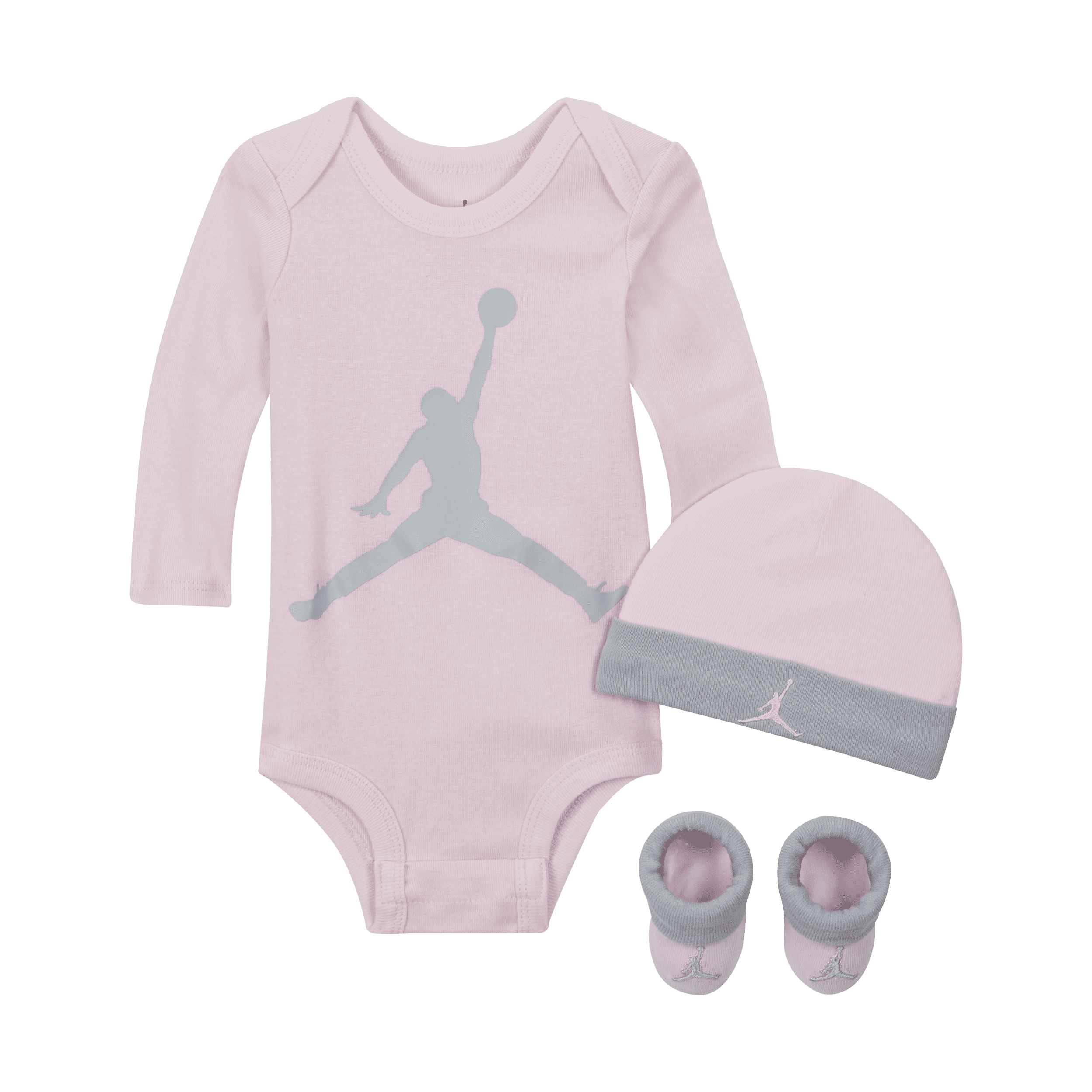Jordan Driedelige babyset (0-12 maanden) - Roze