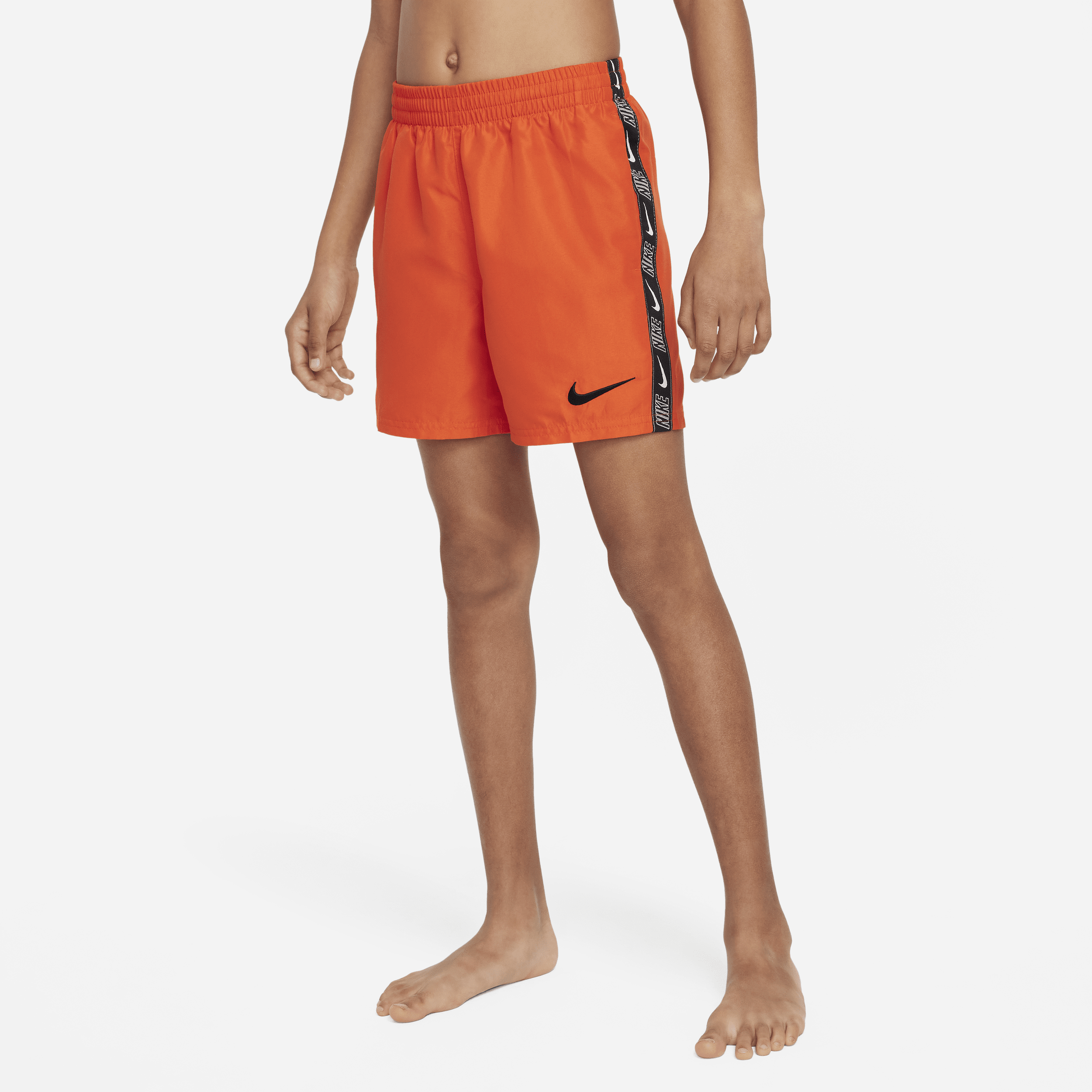 Nike-Volley-badeshorts (10 cm) til større børn (drenge) - rød