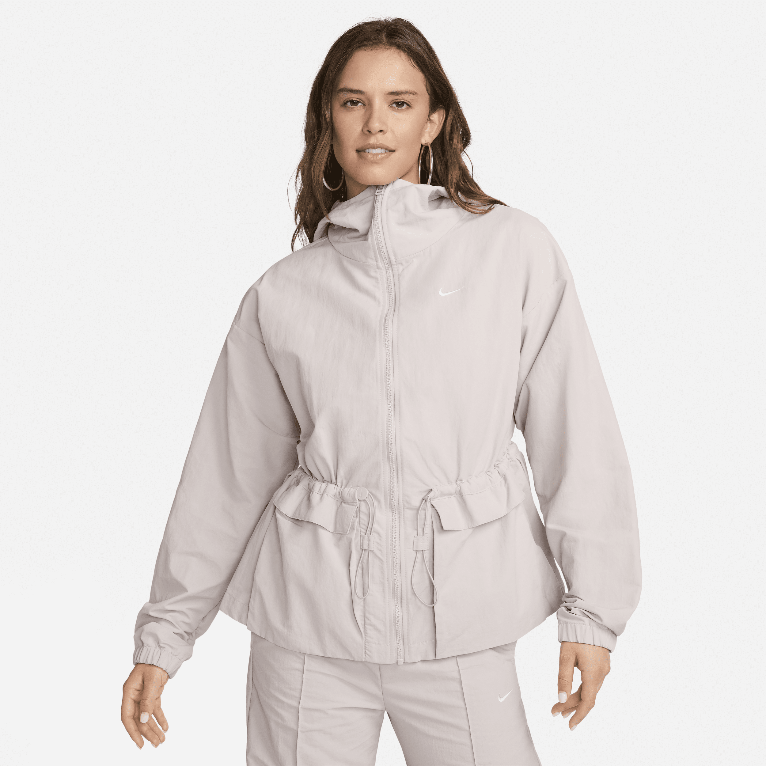 Giacca oversize con cappuccio Nike Sportswear Everything Wovens – Donna - Viola