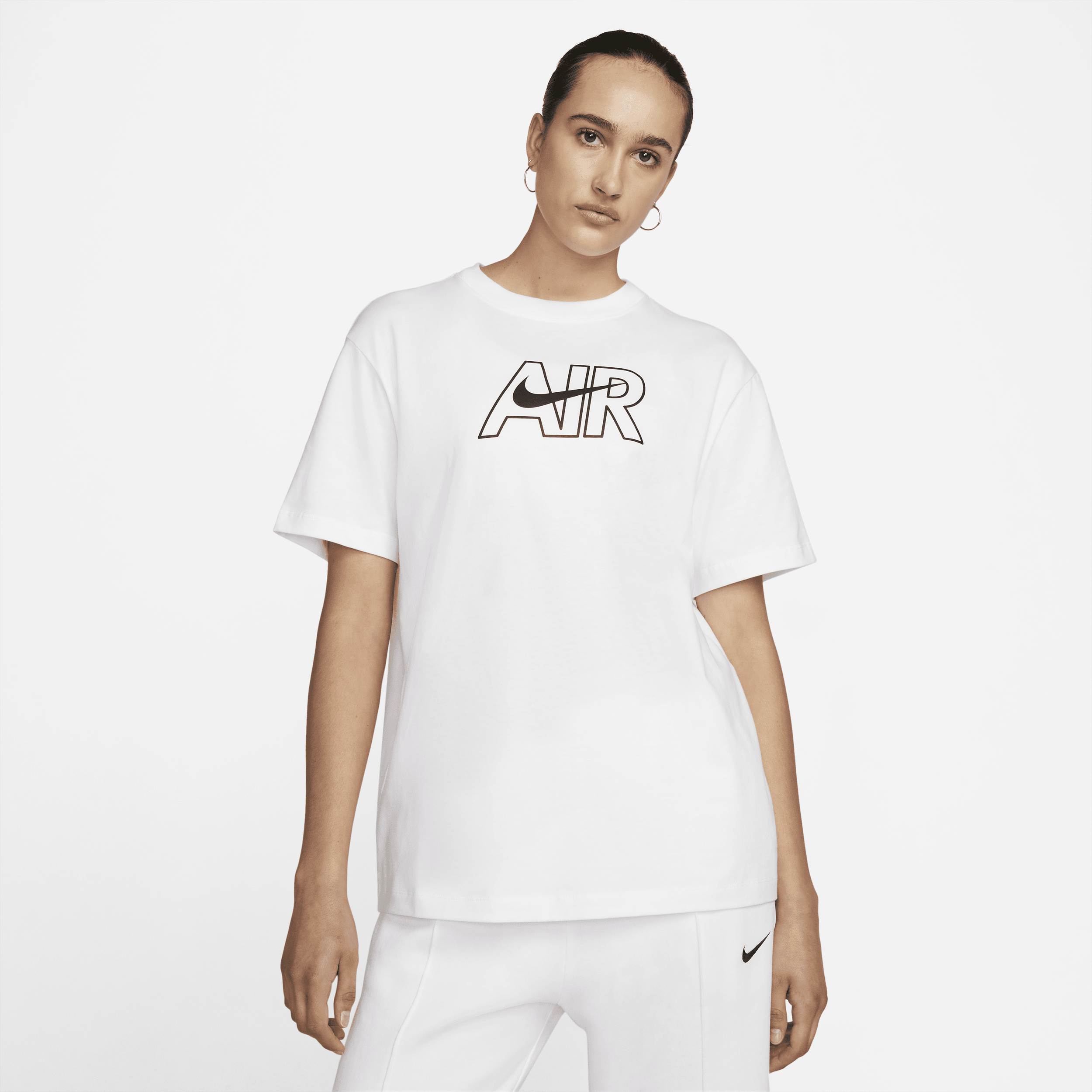 Nike Sportswear-T-shirt til kvinder - hvid