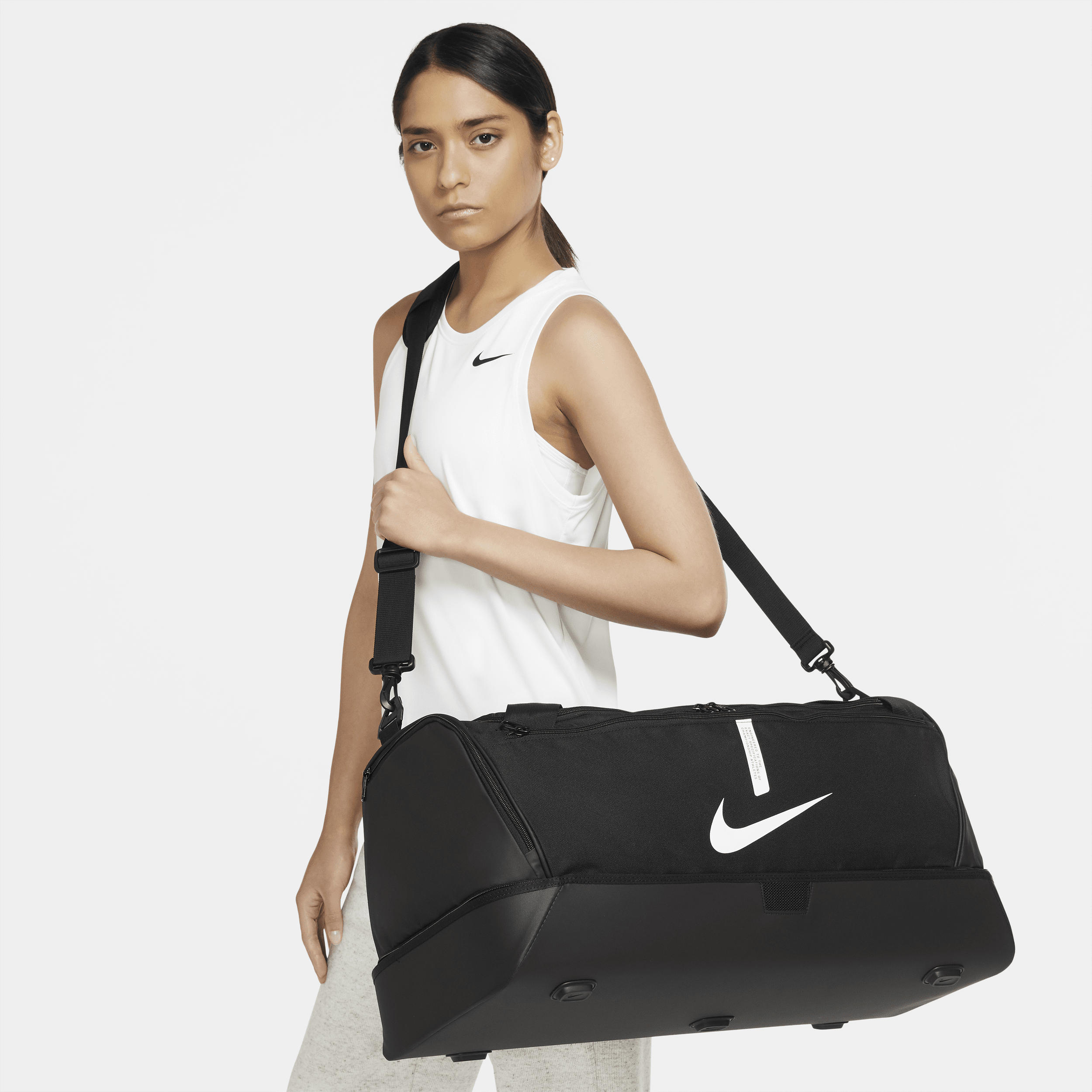 Nike Academy Team Hardcase-sportstaske til fodbold (large, 59 L) - sort