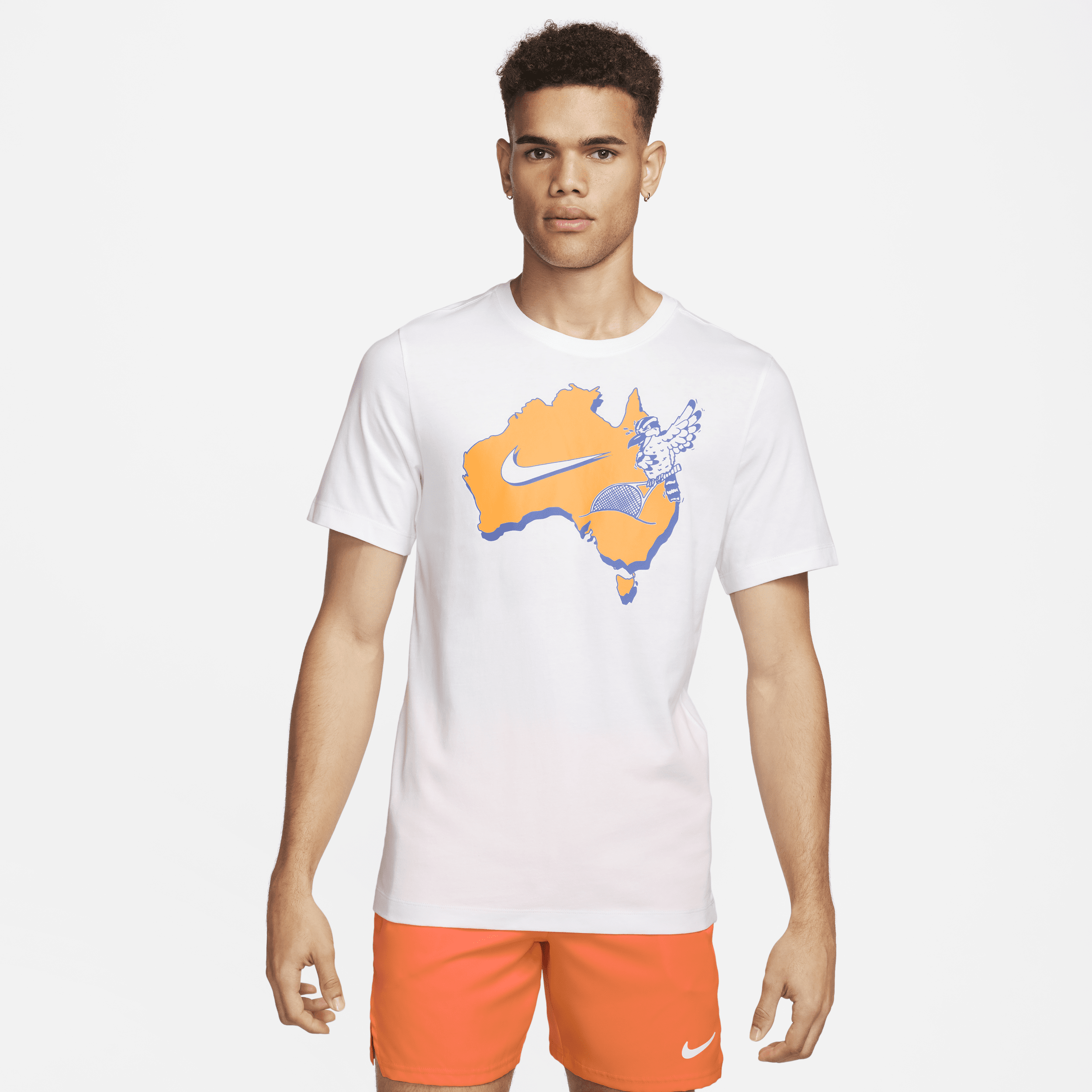 NikeCourt tennisshirt voor heren - Wit