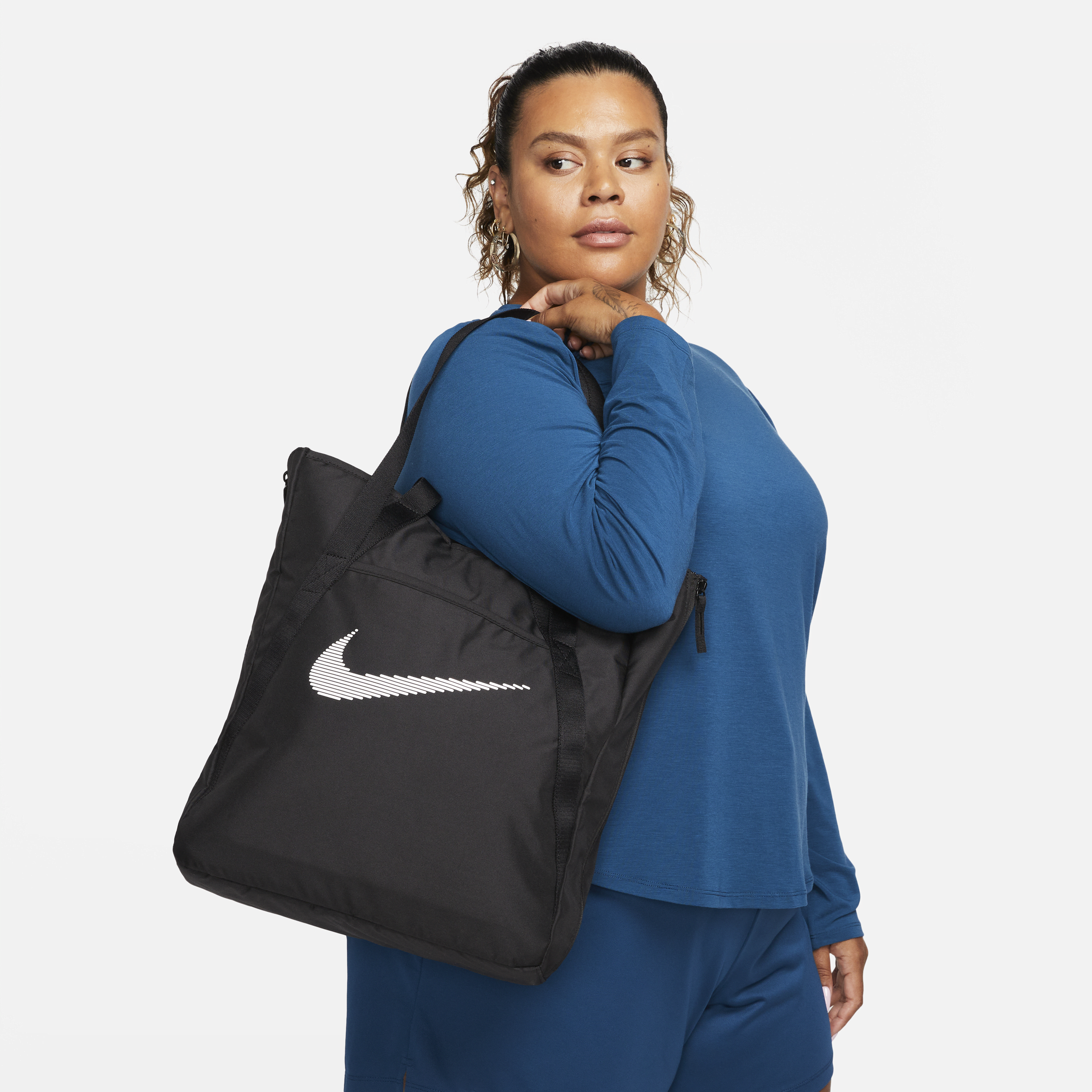 Nike Bolsa de mano para el gimnasio (28 l) - Negro