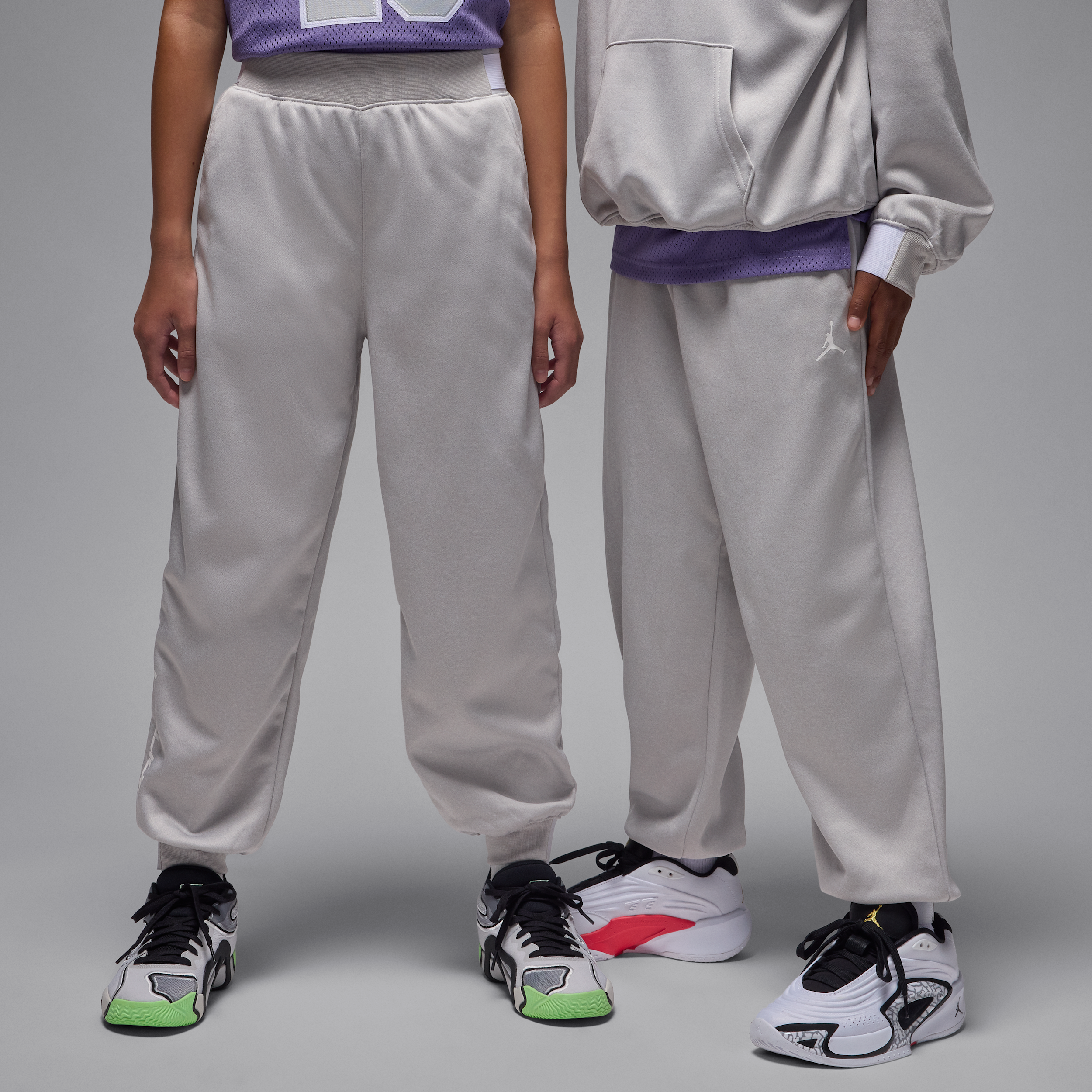 Nike Pantaloni tuta in fleece Jordan Therma-FIT Ease – Ragazzo/a - Grigio