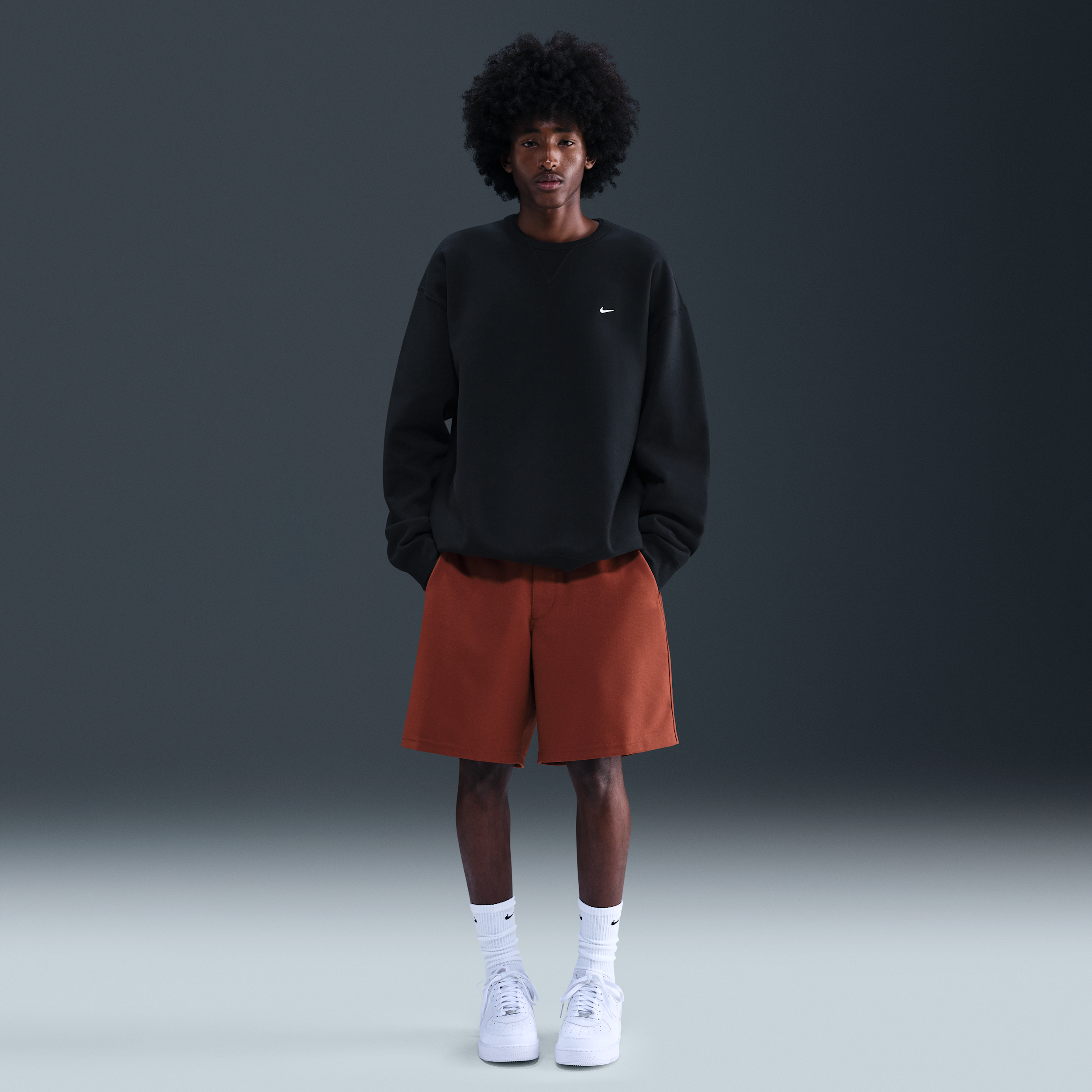 Shorts in tessuto Nike Wool Classics - Rosso