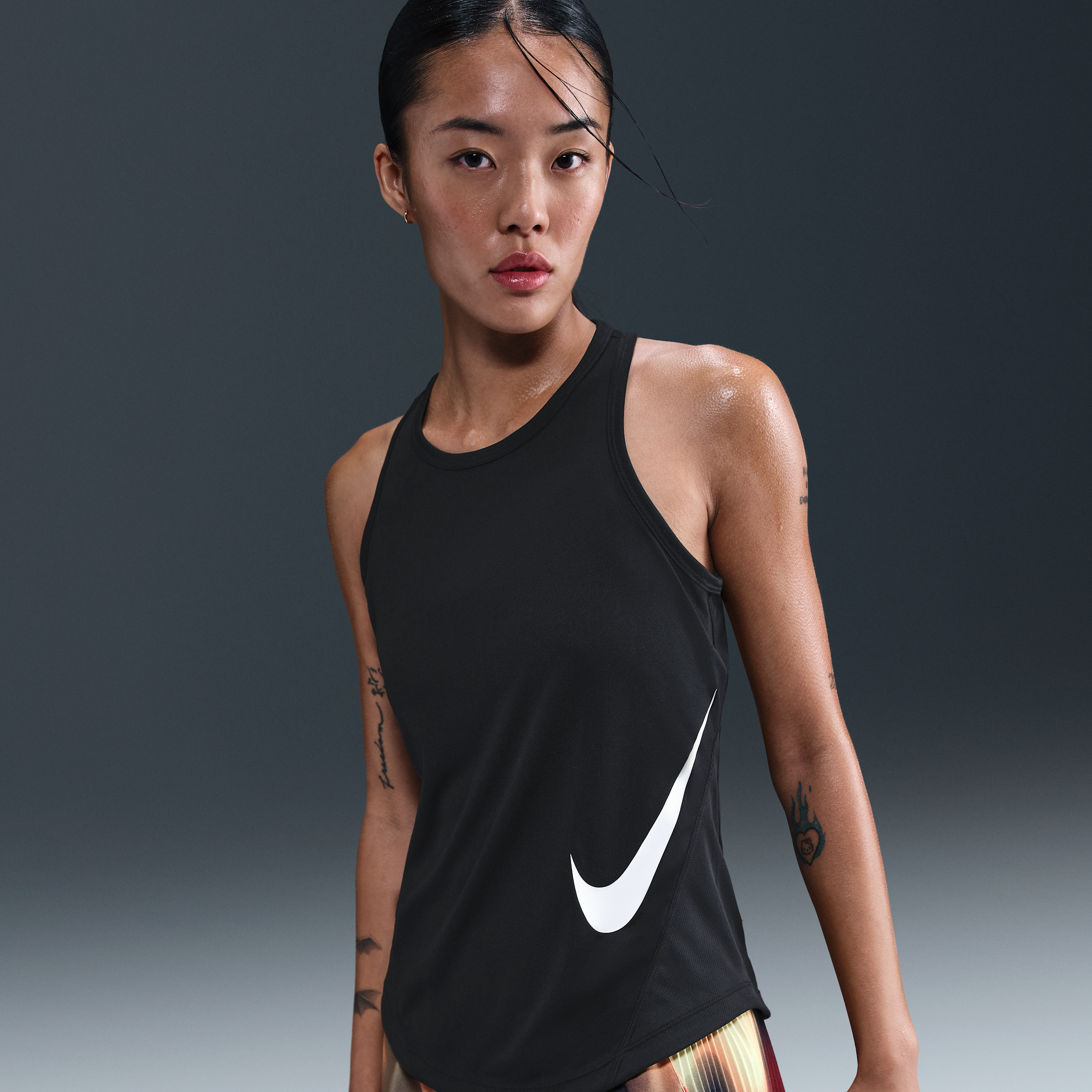 【ナイキ(NIKE)公式ストア】ナイキ テンポ スウッシュ ラン ウィメンズ Dri-FIT ランニングタンクトップ HV2792-010 ブラック 【ナイキ(NIKE)公式ストア】ナイキ テンポ スウッシュ ラン ウィメンズ Dri-FIT ランニングタンクトップ HV2792-010 ブラック