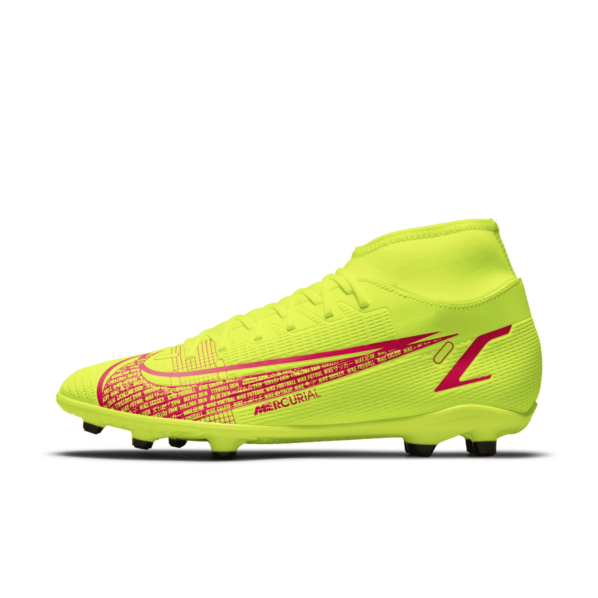 Nike Mercurial Superfly 8 Club MG Voetbalschoen (meerdere ondergronden) - Geel