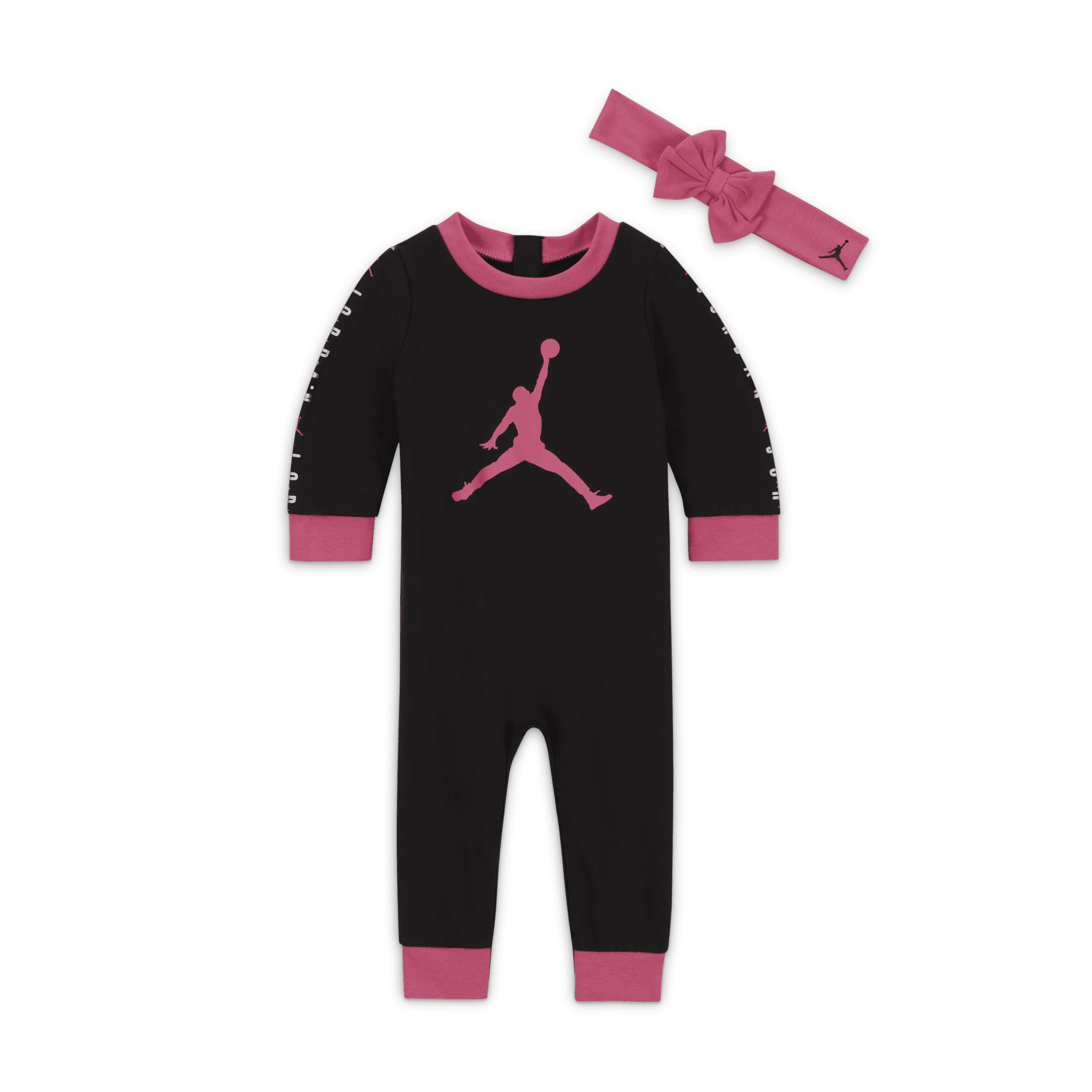 Nike Tuta Jordan Holiday Shine Glitter Coverall – Bebè (3-6 mesi) - Nero