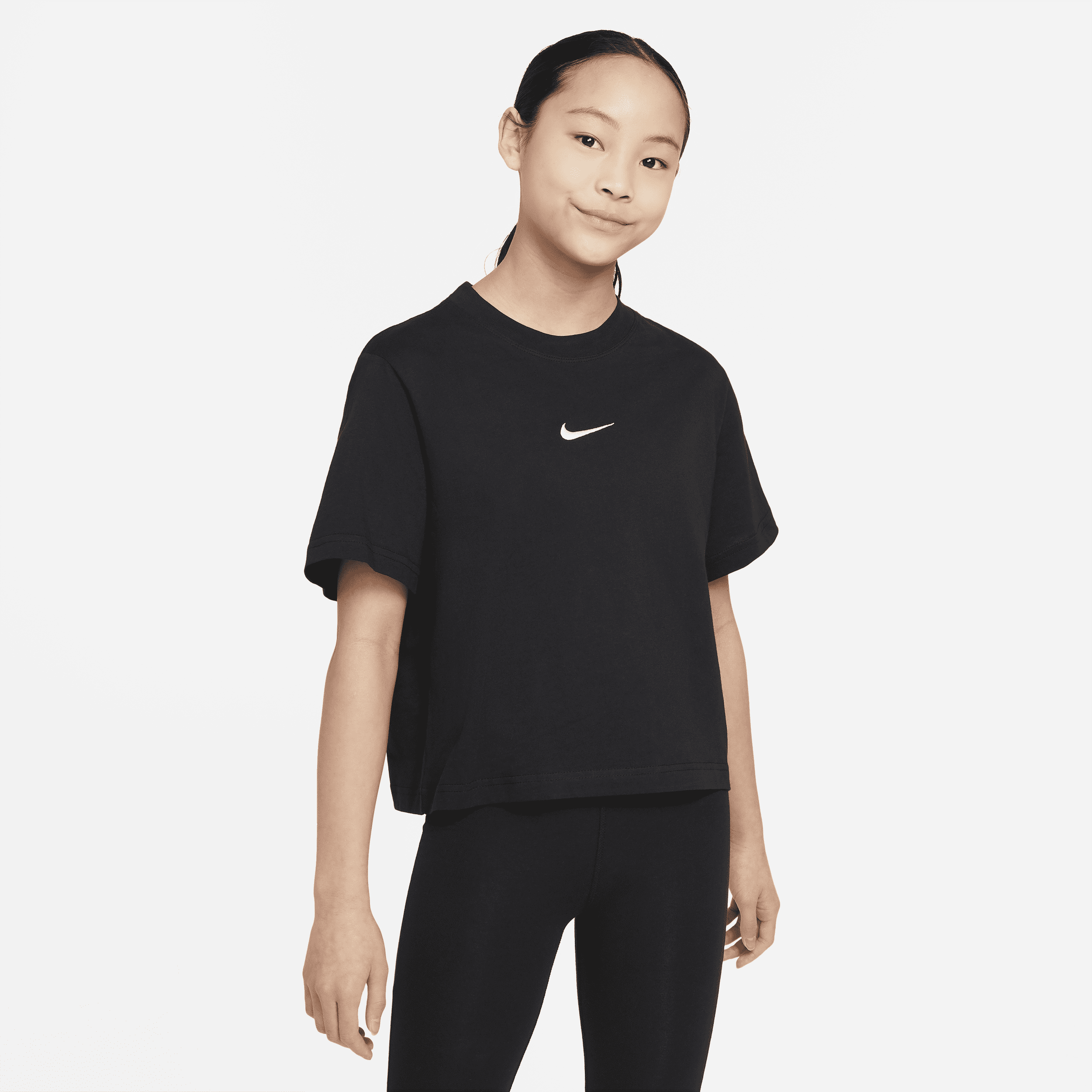 Nike Sportswear T-shirt voor meisjes - Zwart