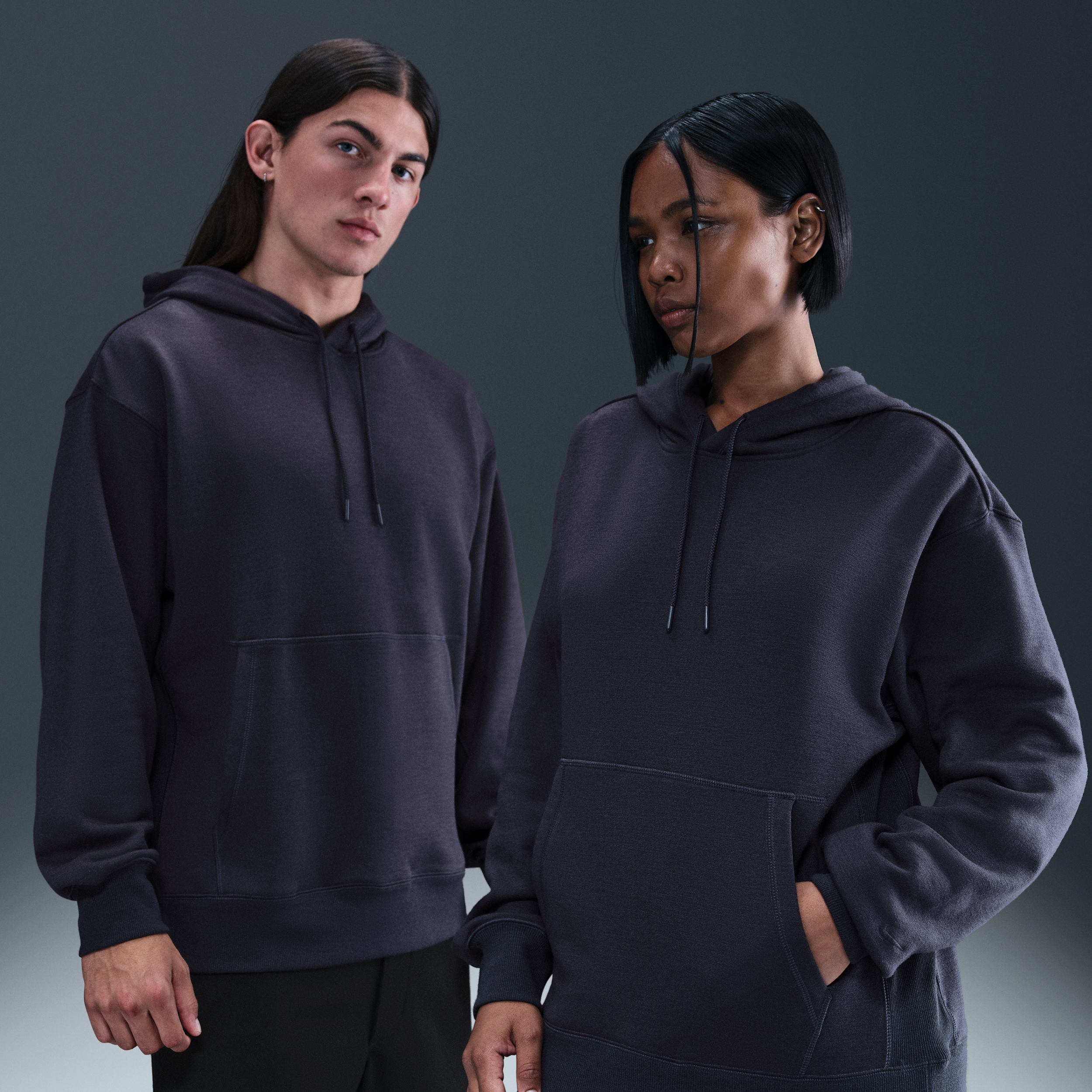 Felpa con cappuccio Nike Wool Classic - Viola