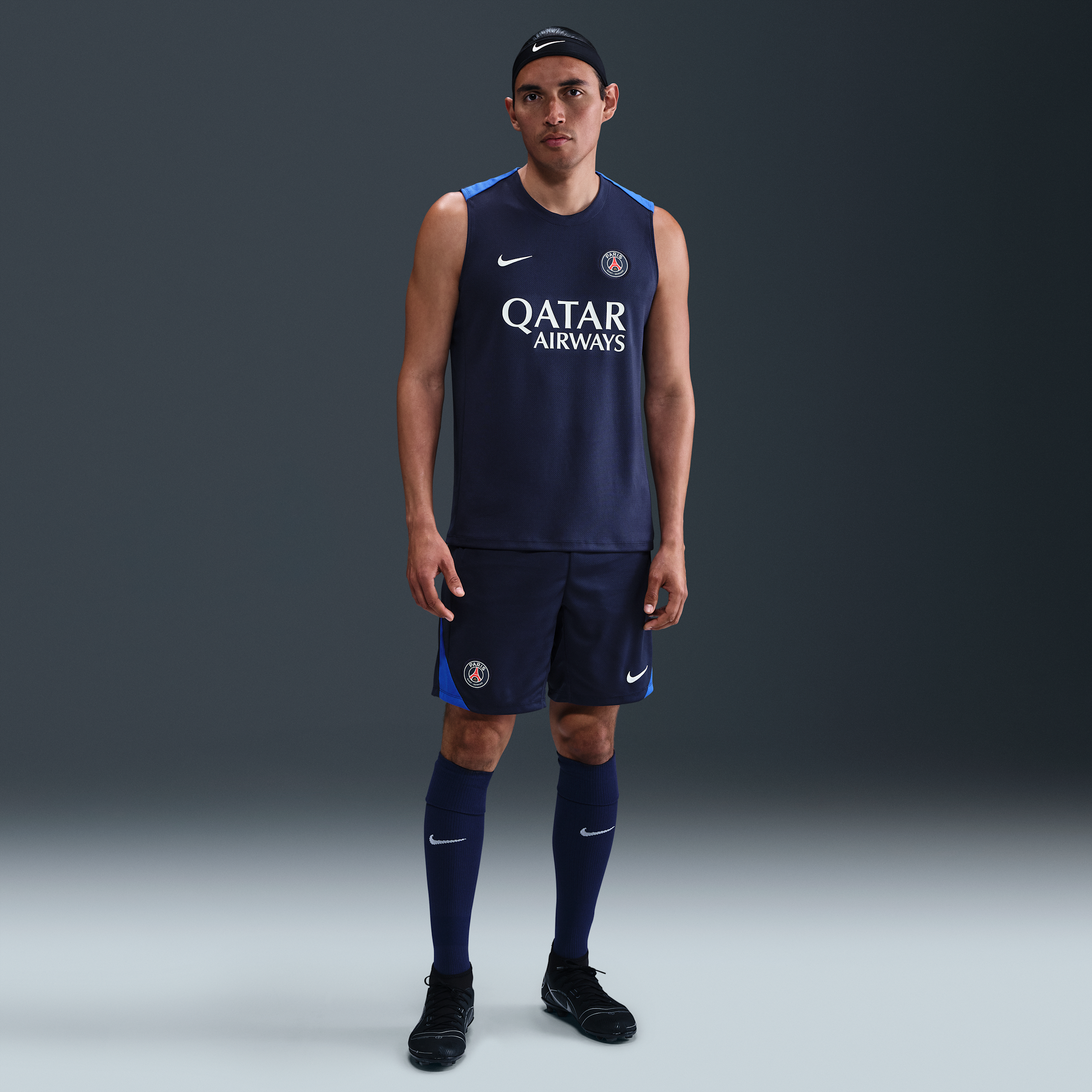 Shorts da calcio in maglia Nike Dri-FIT Paris Saint-Germain Strike – Uomo - Blu