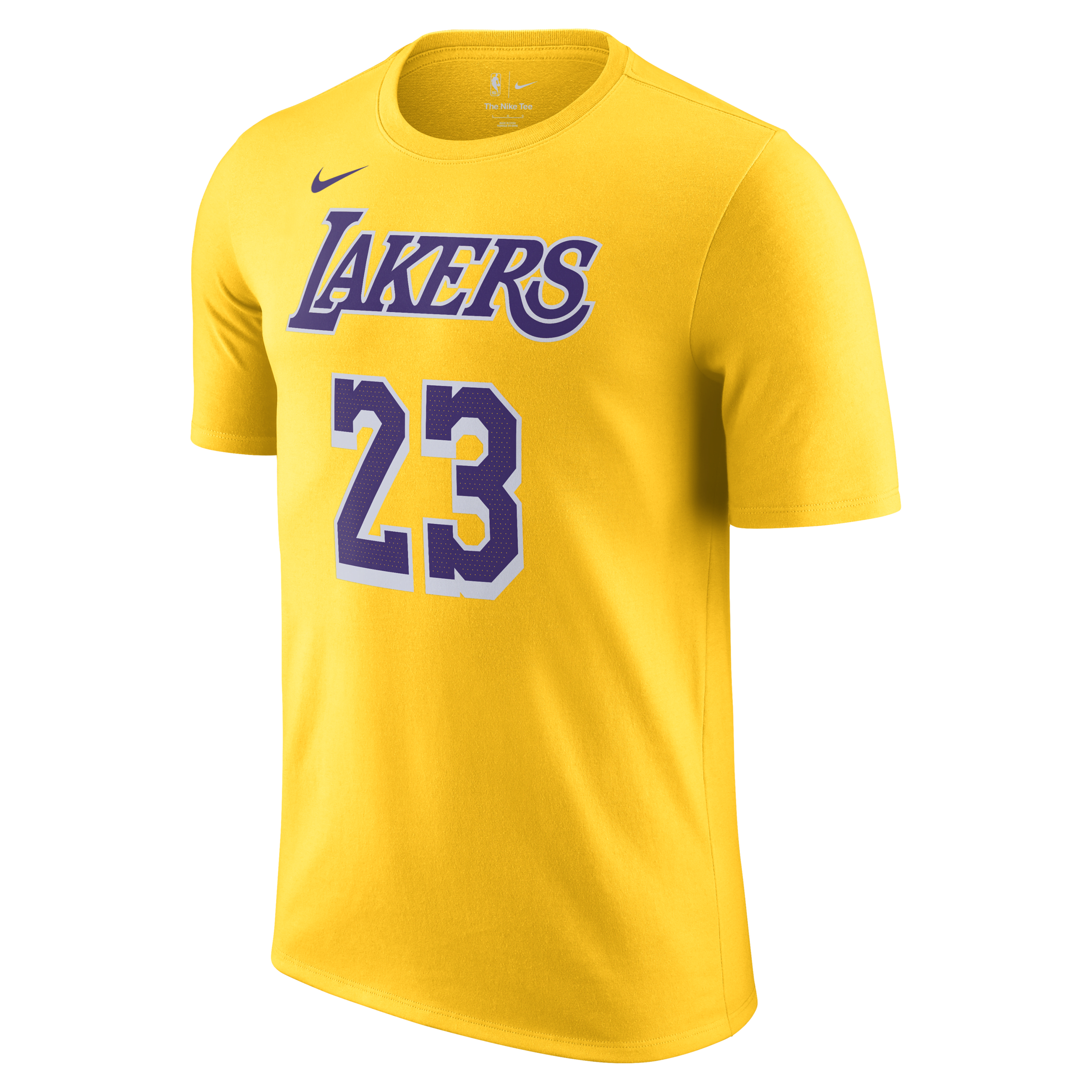 Los Angeles Lakers Nike-NBA-T-shirt til mænd - gul
