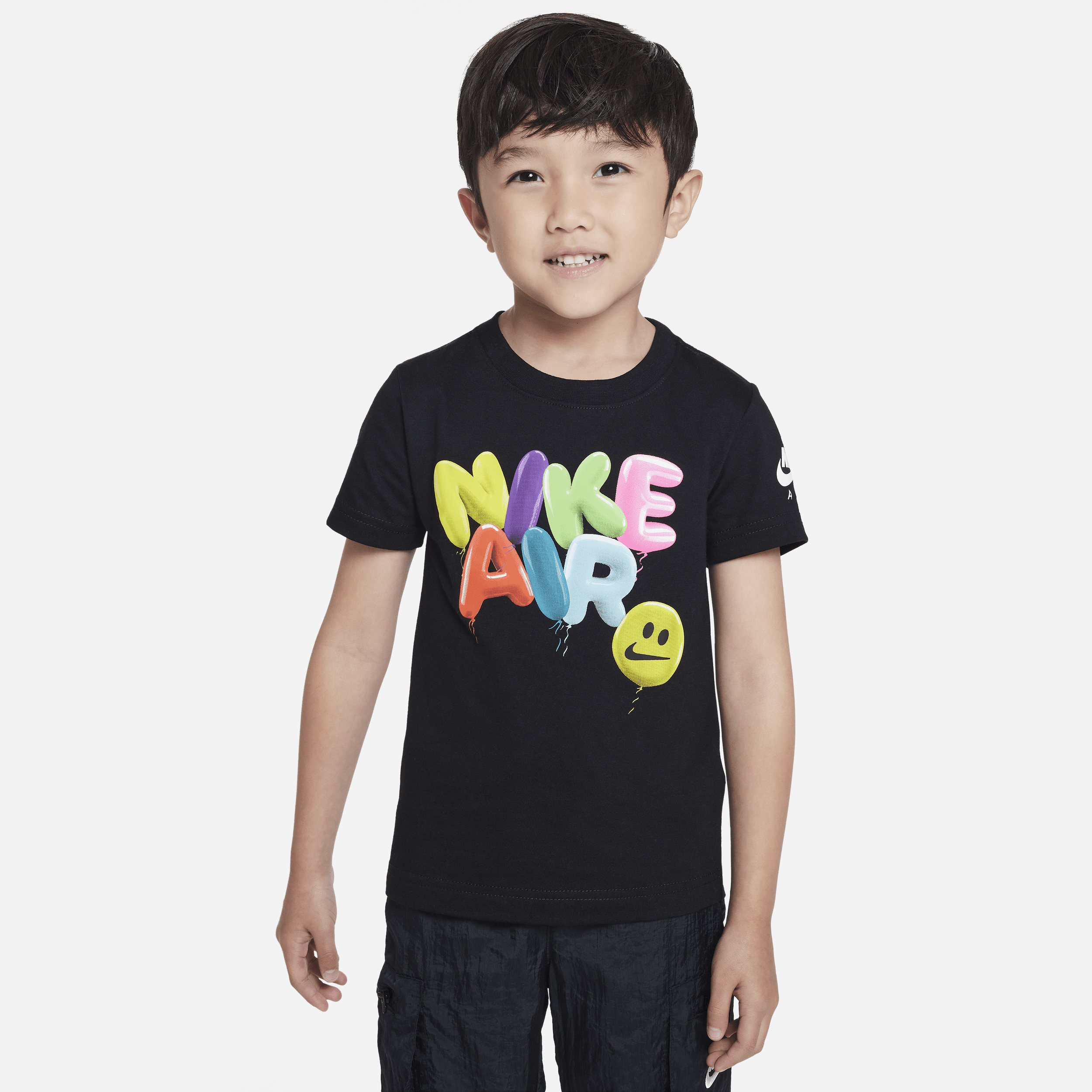 Nike Air Balloon Tee-T-shirt til mindre børn - sort