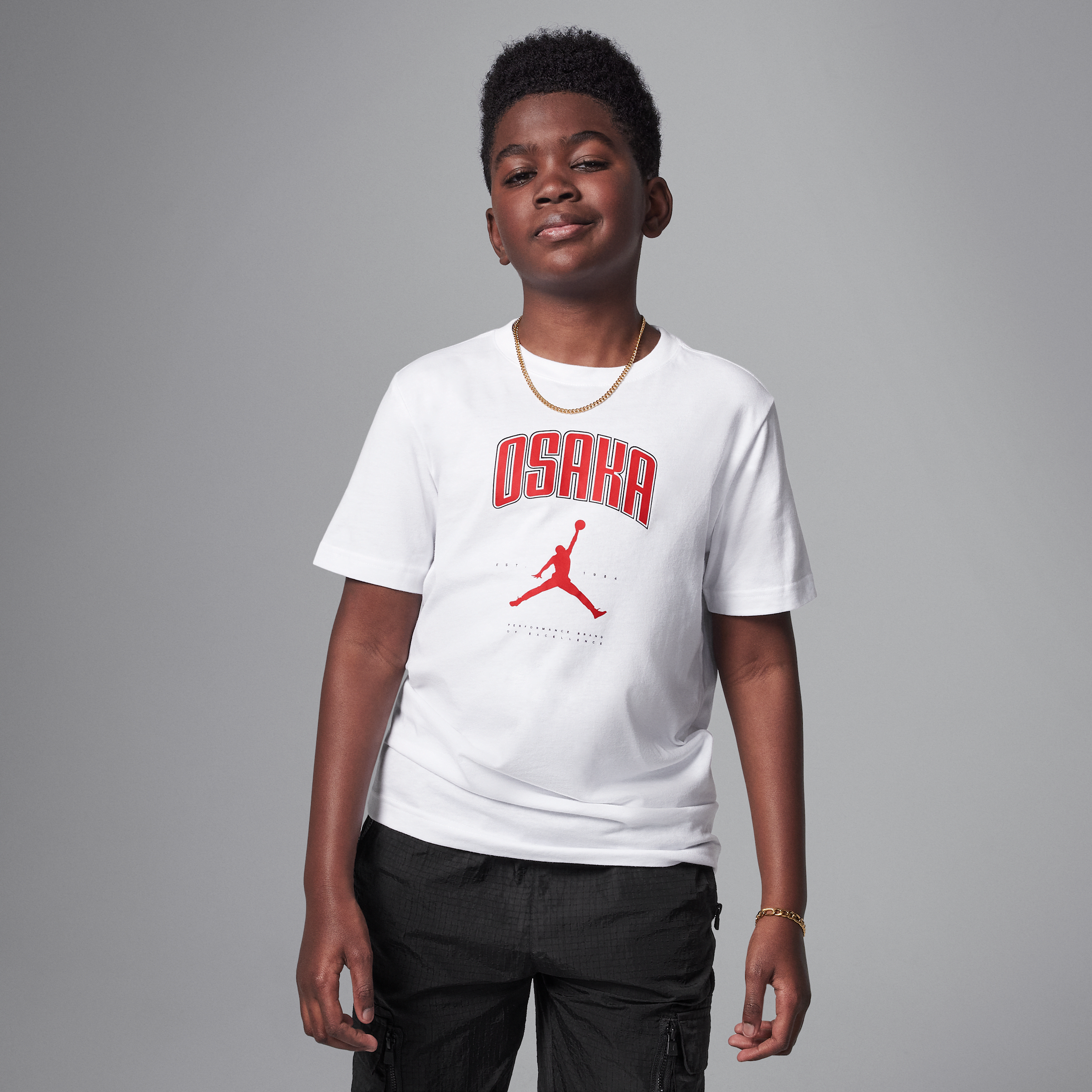 【ナイキ(NIKE)公式ストア】ジョーダン ジュニア 大阪 シティ Tシャツ IF3751-100 ホワイト 【ナイキ(NIKE)公式ストア】ジョーダン ジュニア 大阪 シティ Tシャツ IF3751-100 ホワイト